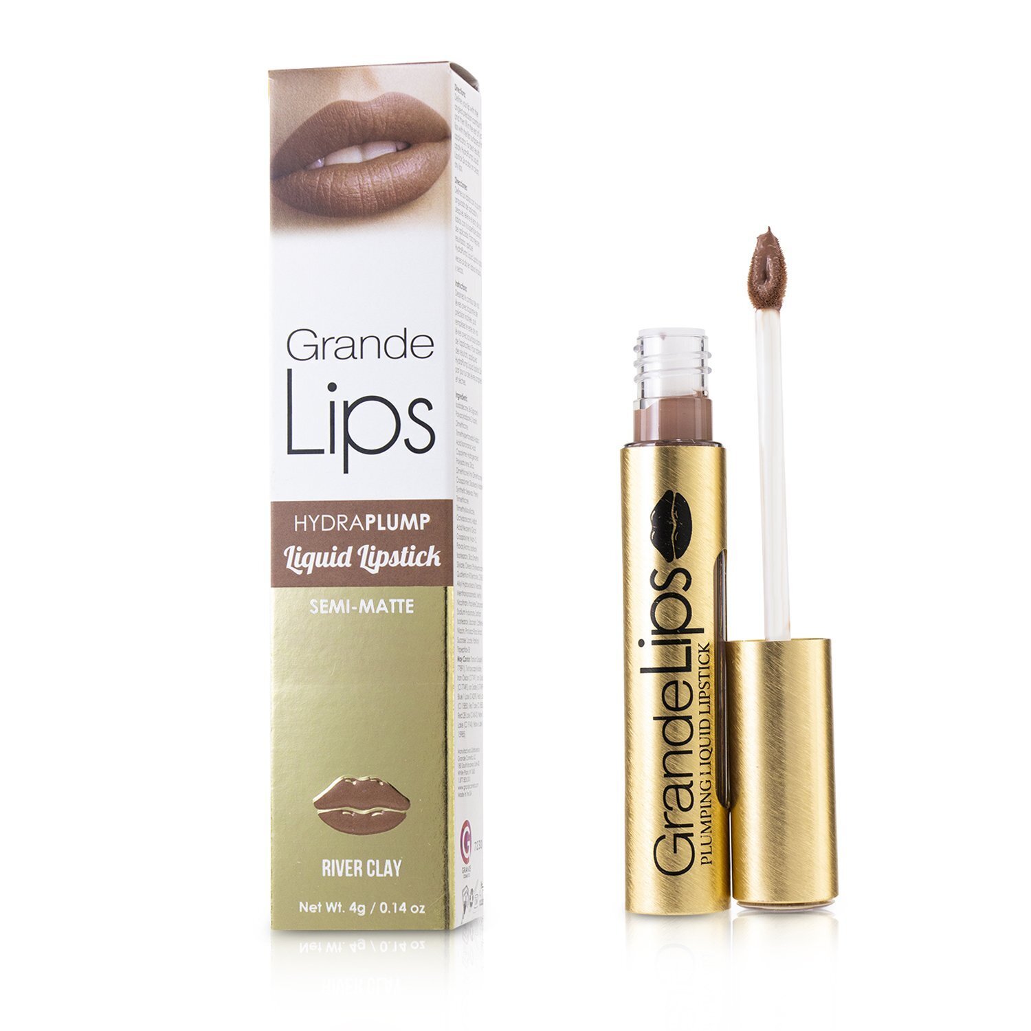 Grande Cosmetics (GrandeLash) GrandeLIPS Plumping Liquid Lipstick (Semi Matte) 4g/0.14oz