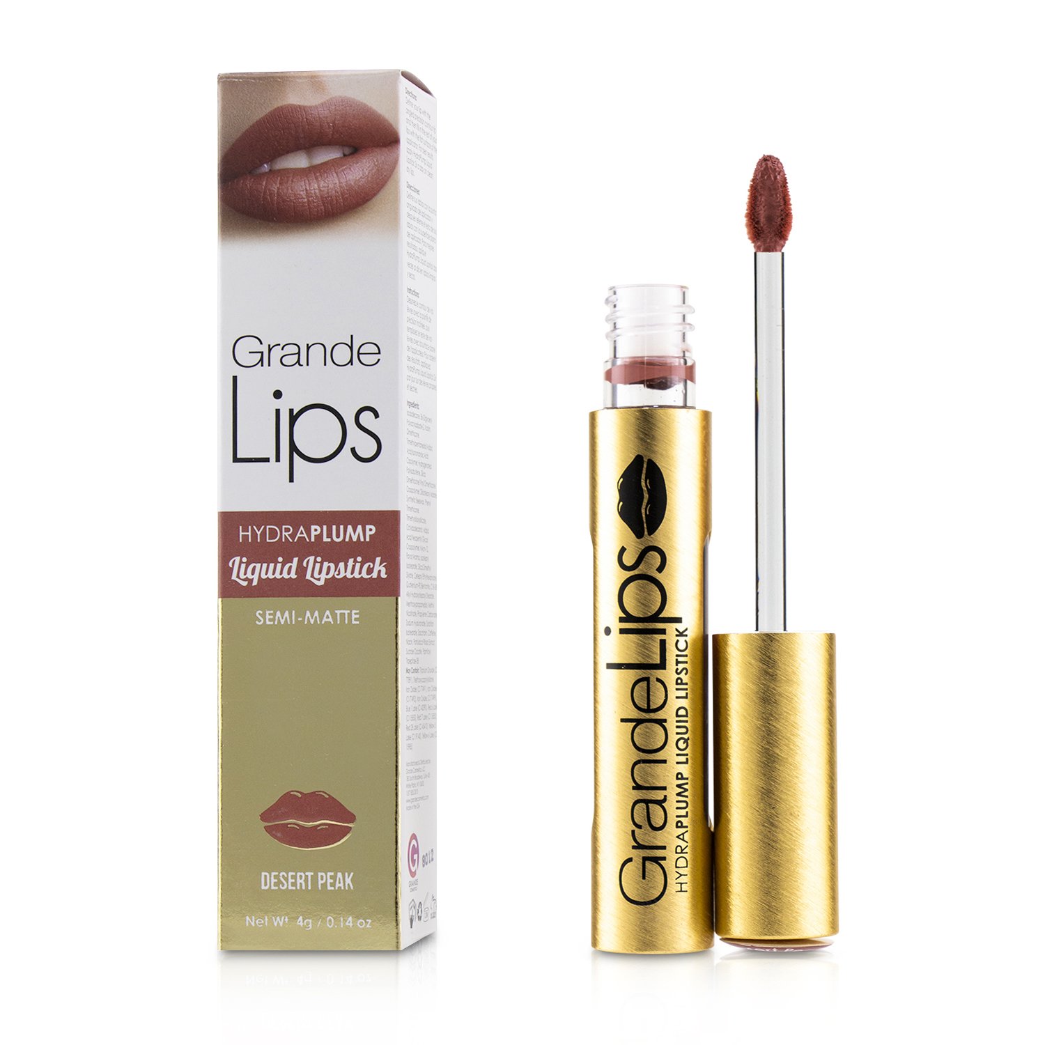 Grande Cosmetics (GrandeLash) GrandeLIPS Plumping Liquid Lipstick (Semi Matte) 4g/0.14oz