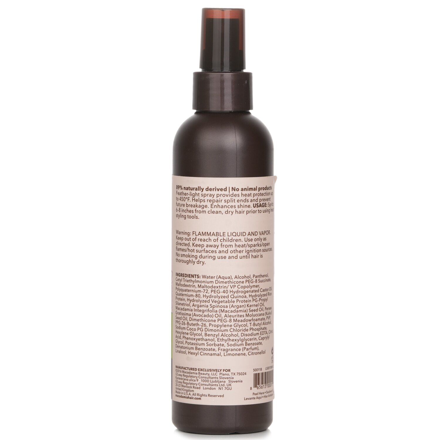 Macadamia Natural Oil Professional Thermal Protectant Spray (All Hair Textures) 148ml/5oz