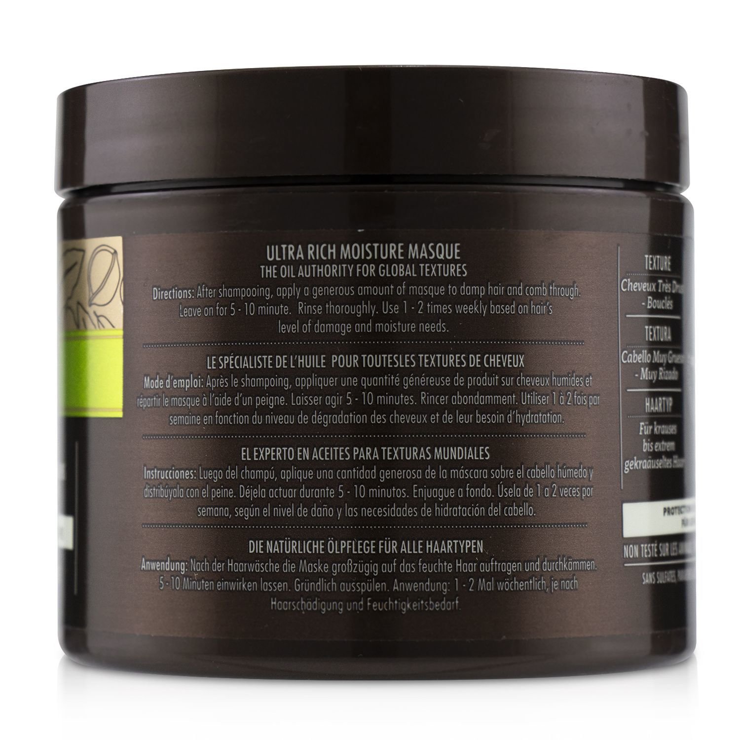 Macadamia Natural Oil Professional Ultra Rich Moisture Masque 236ml/8oz