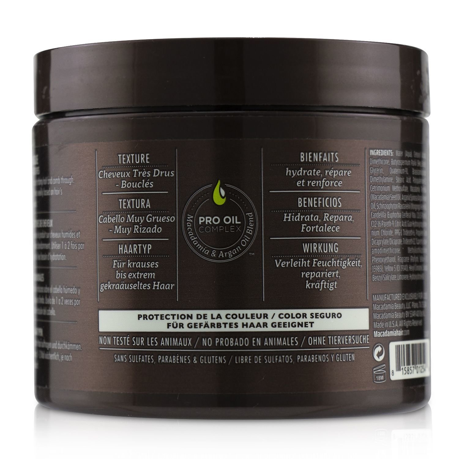Macadamia Natural Oil Professional Ultra Rich Moisture Masque 236ml/8oz