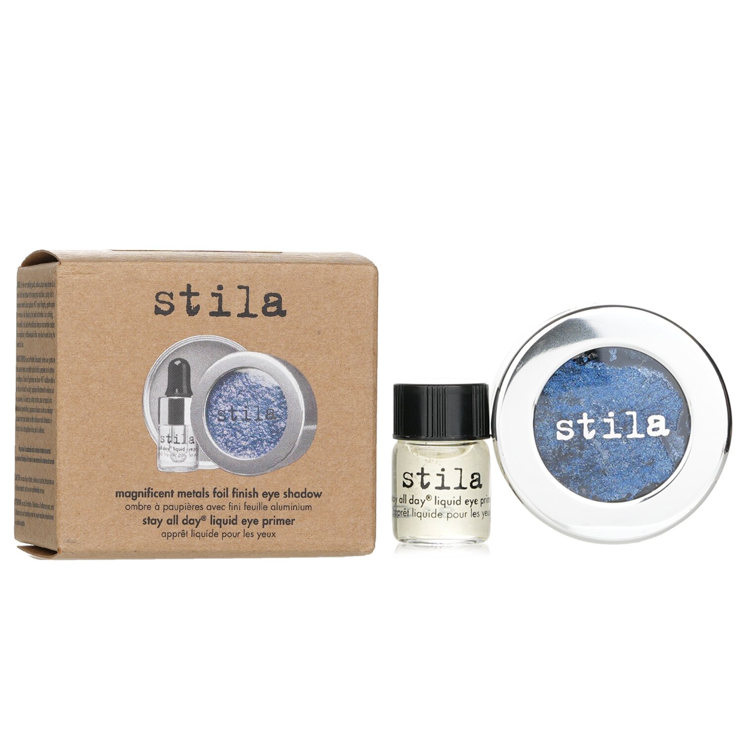 Stila Magnificent Metals Foil Finish Eye Shadow With Mini Stay All Day Liquid Eye Primer 2pcs