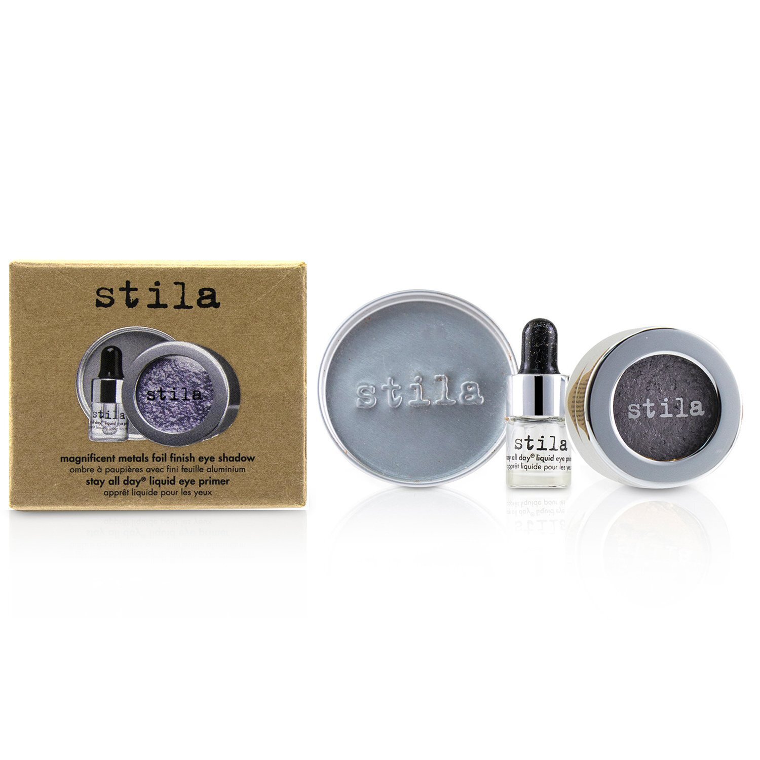 Stila Magnificent Metals Foil Finish Eye Shadow With Mini Stay All Day Liquid Eye Primer 2pcs