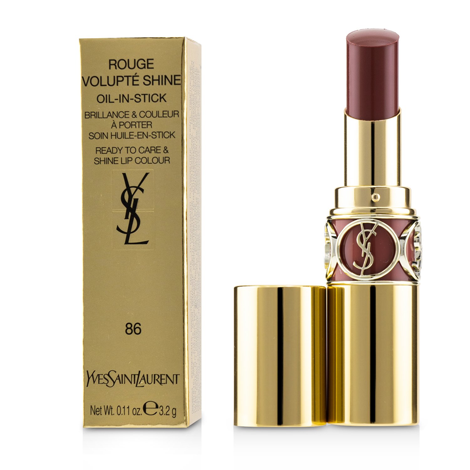 Yves Saint Laurent Pomadka do ust Rouge Volupte Shine 3.2g/0.11oz