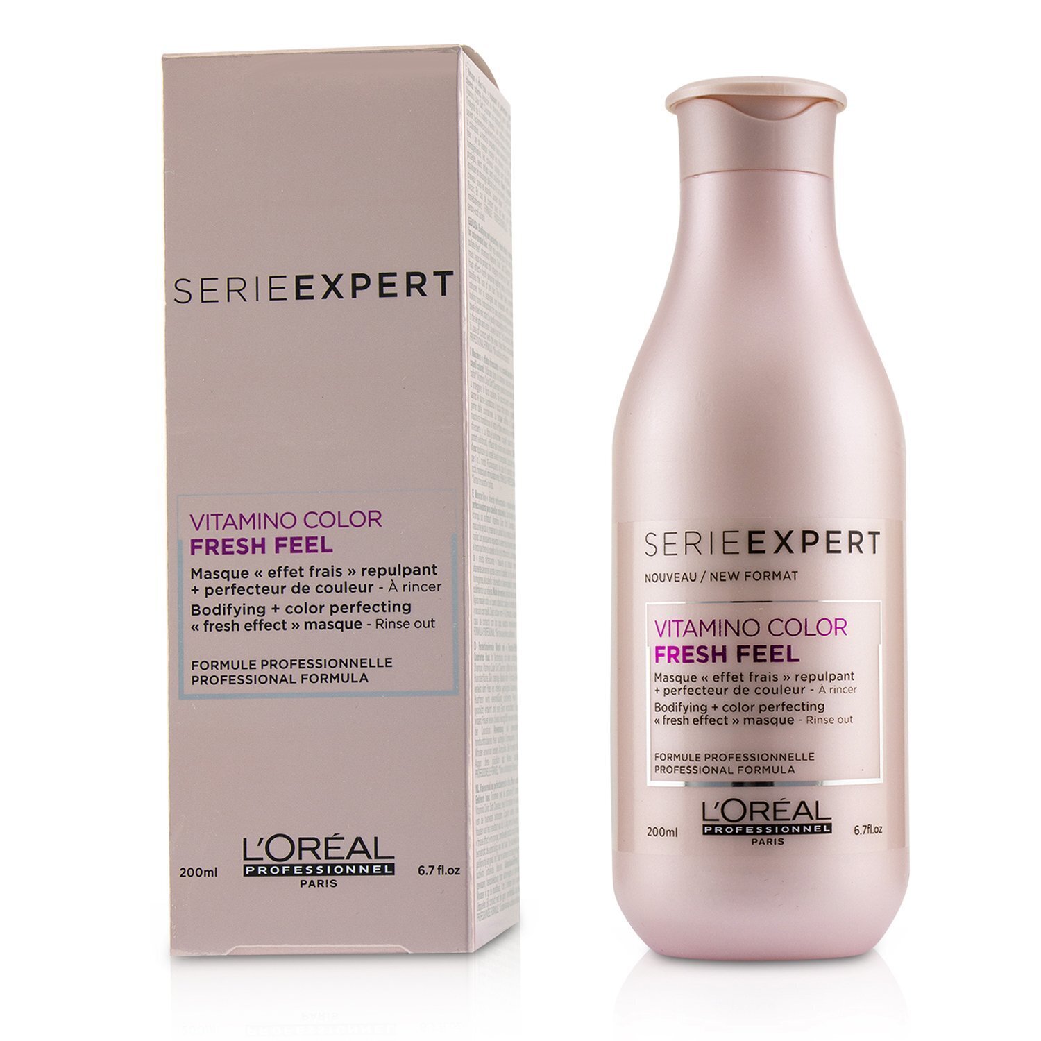 L'Oreal Professionnel Serie Expert - Vitamino Color Fresh Feel Mascarilla Efecto Fresco Perfeccionante de Color + Dador de Cuerpo 200ml/6.7oz