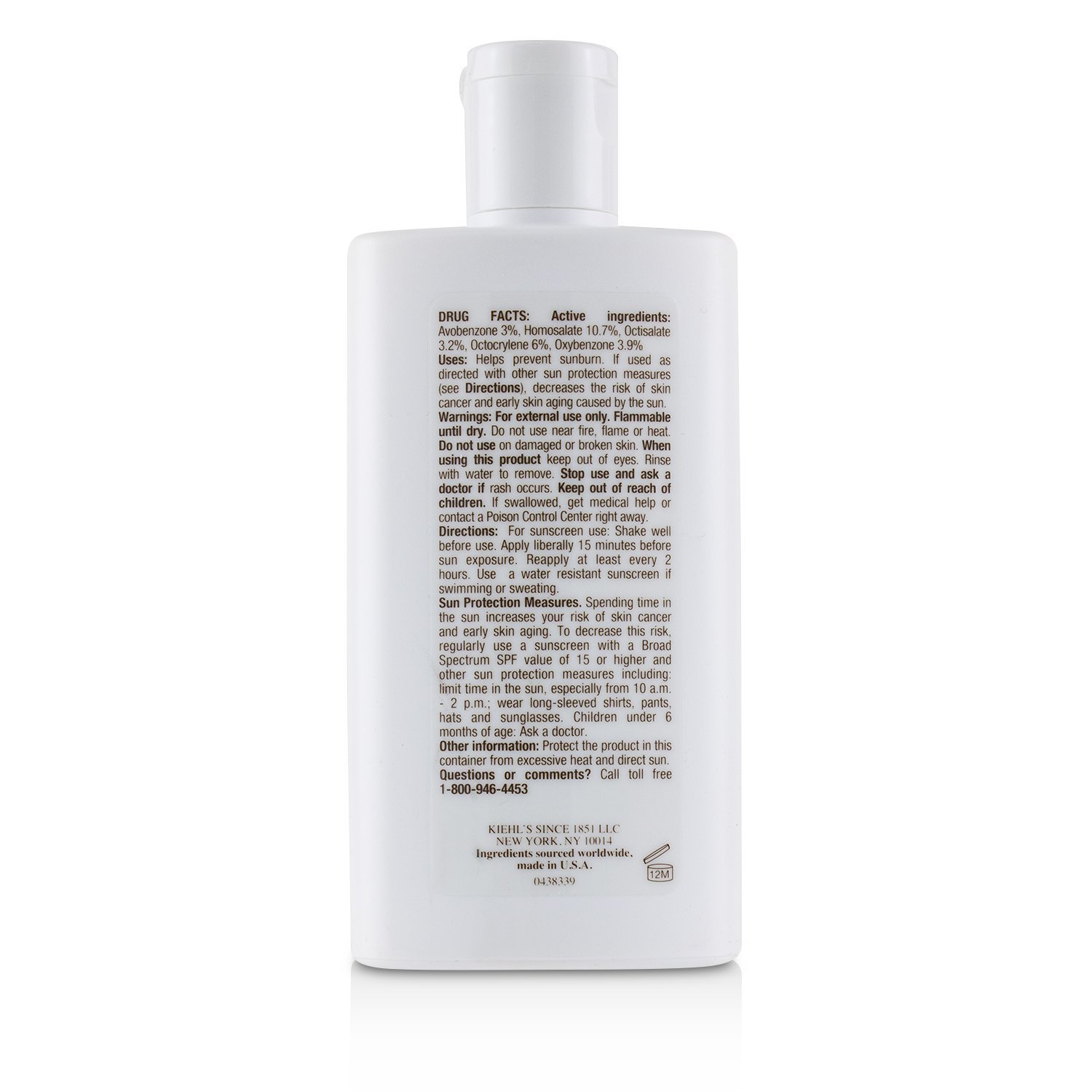 科颜氏 Kiehl's Dermatologist Solutions Daily UV Defense Super Fluid Sunscreen SPF 50+ - Fragrance-Free (Exp. Date 09/2019) 125ml/4.2oz