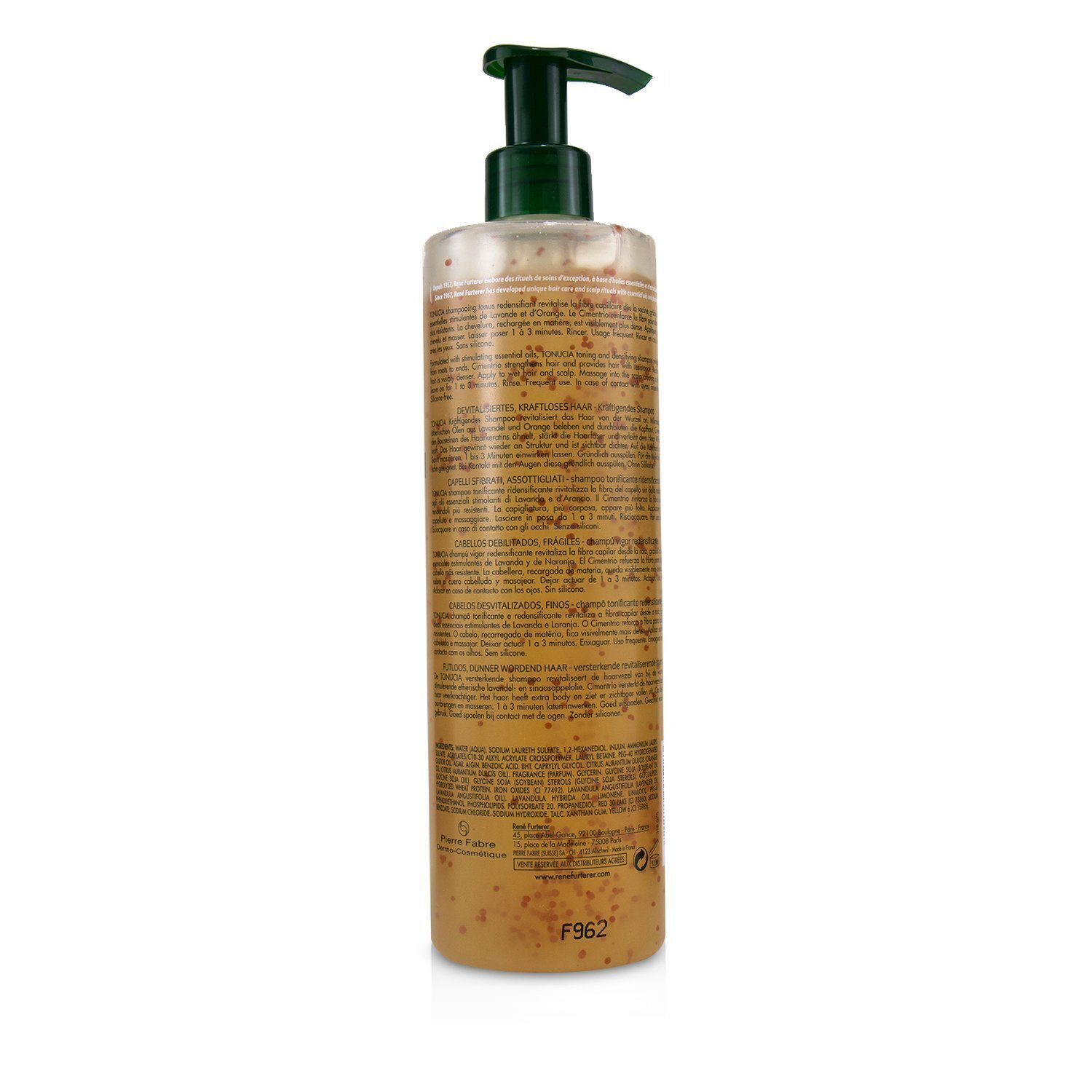 Rene Furterer Tonucia Thickening Ritual Toning and Densifying Shampoo - Distressed, Thinning Hair (Salon Product) 600ml/20.2oz