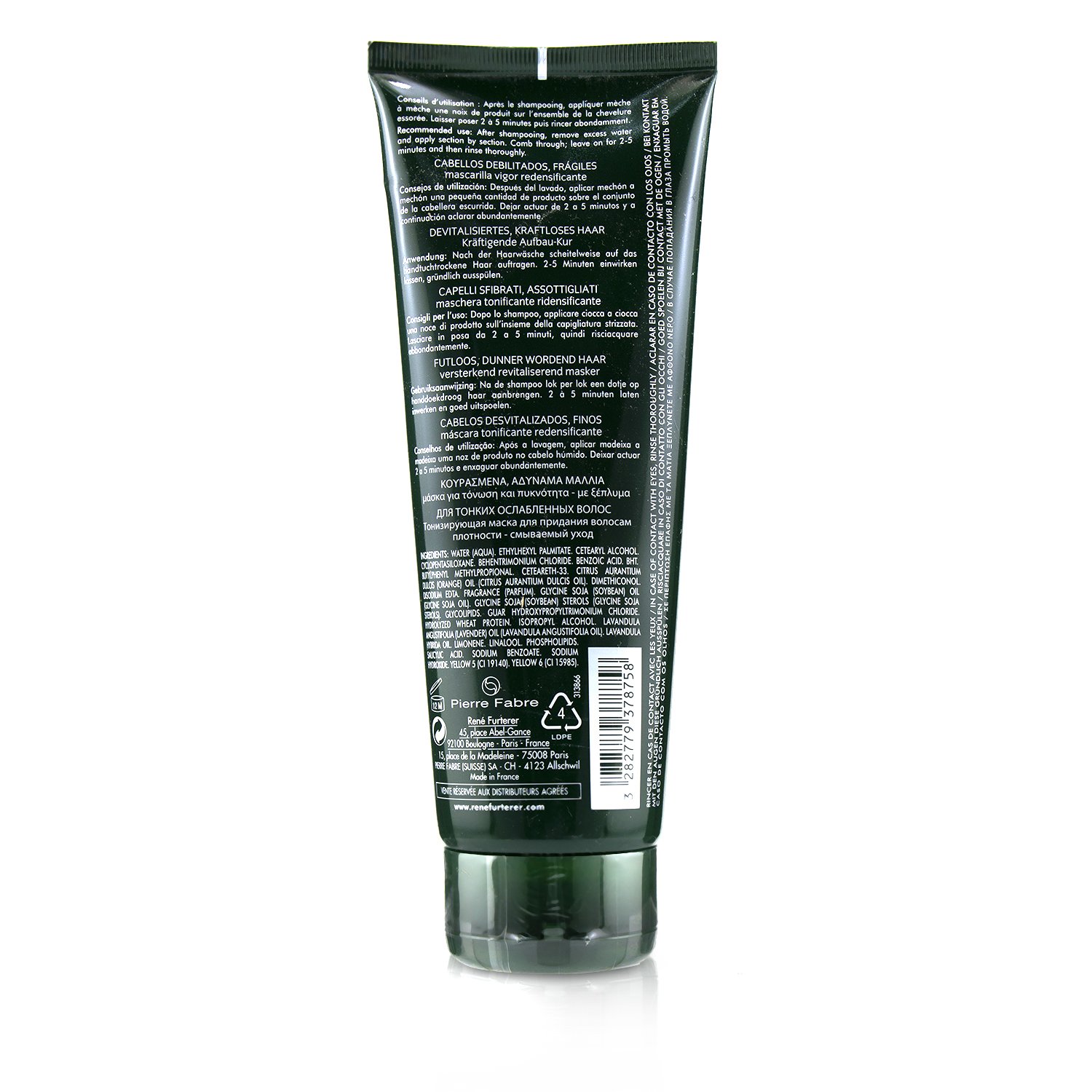 Rene Furterer Tonucia Thickening Ritual Toning and Densifying Mask - Distressed, Thinning Hair (Salon Product) 250ml/8.6oz