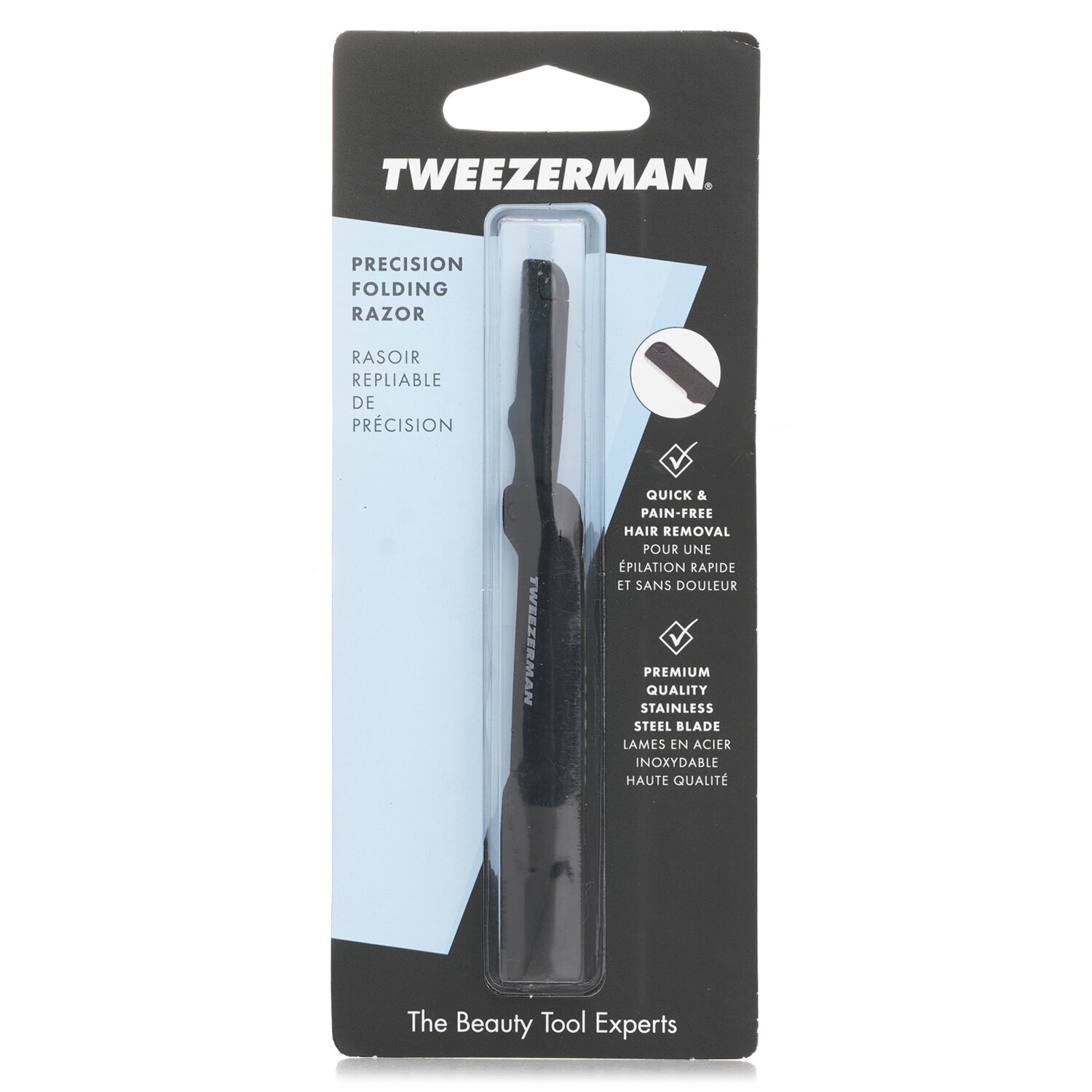 Tweezerman Precision Folding Brow Razor Picture Color