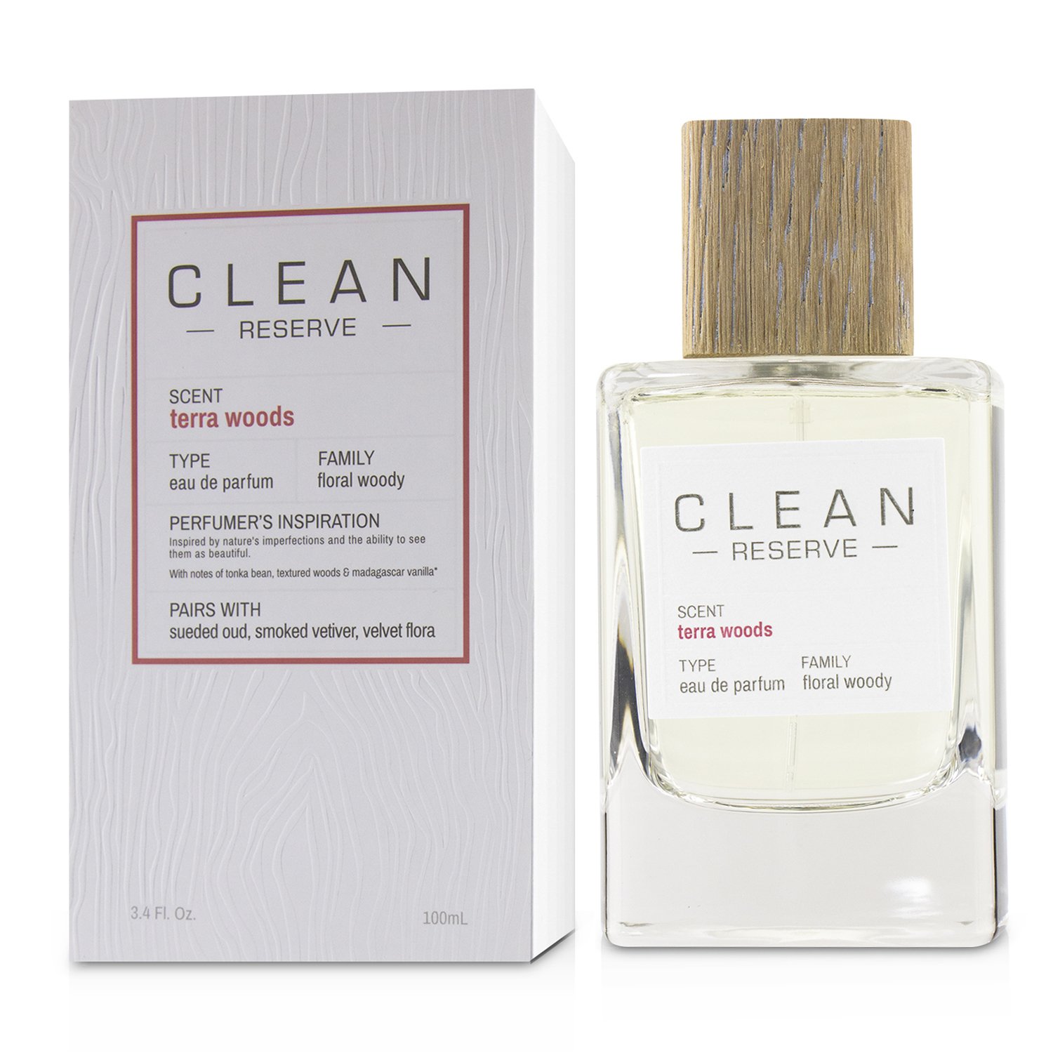 クリーン Clean クリーン テラ ウッド (リザーブ ブレンド) オー デ パルファム スプレー 100ml/3.4oz