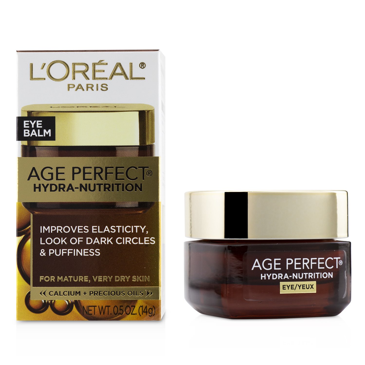 L'Oreal Age Perfect Hydra-Nutrition Eye Balm - For Mature, Very Dry Skin 14g/0.5oz