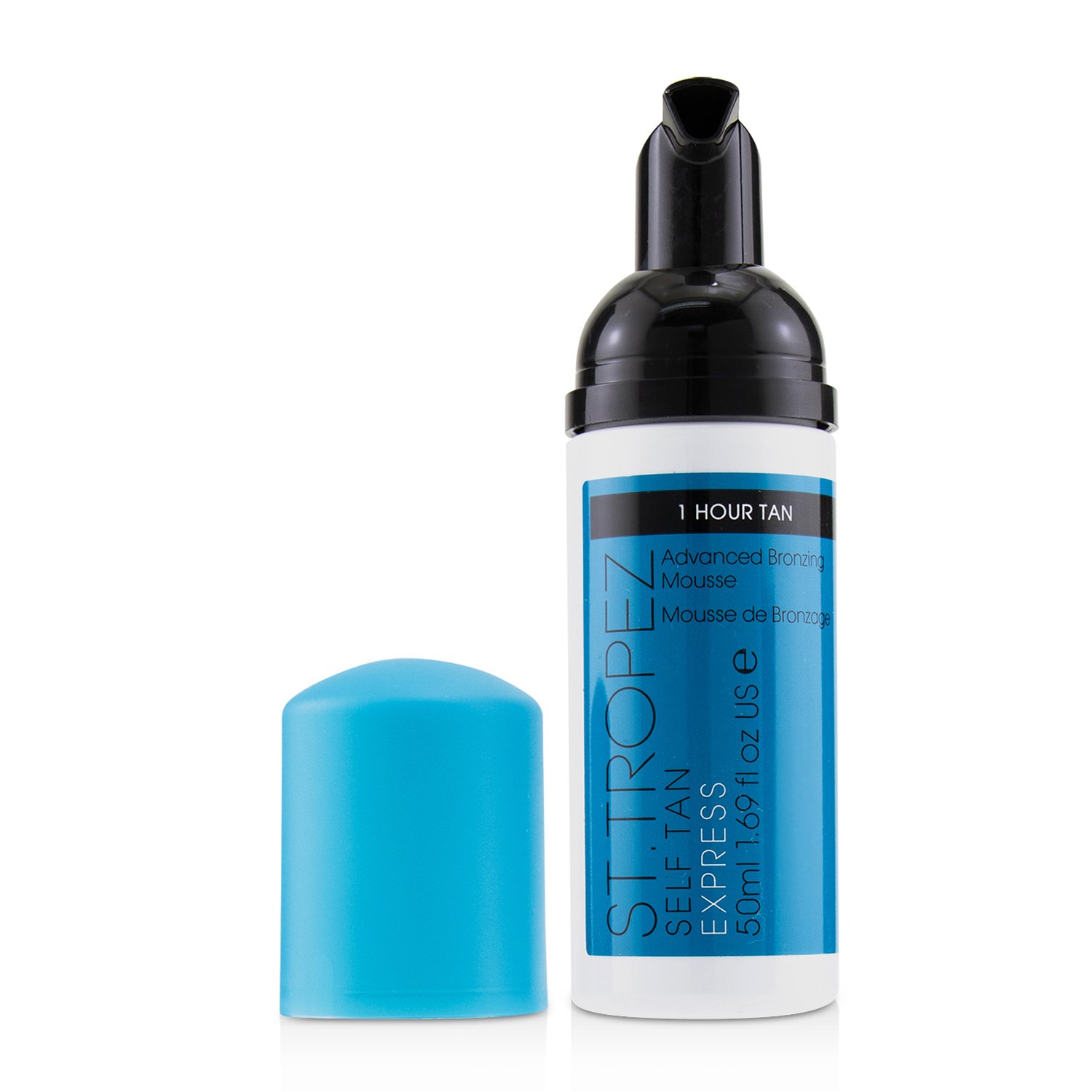 St. Tropez Head To Toe Express Travel Kit : Express Bronzing Mousse 50ml + Express Sheet Mask + Applicator Mitt 3pcs
