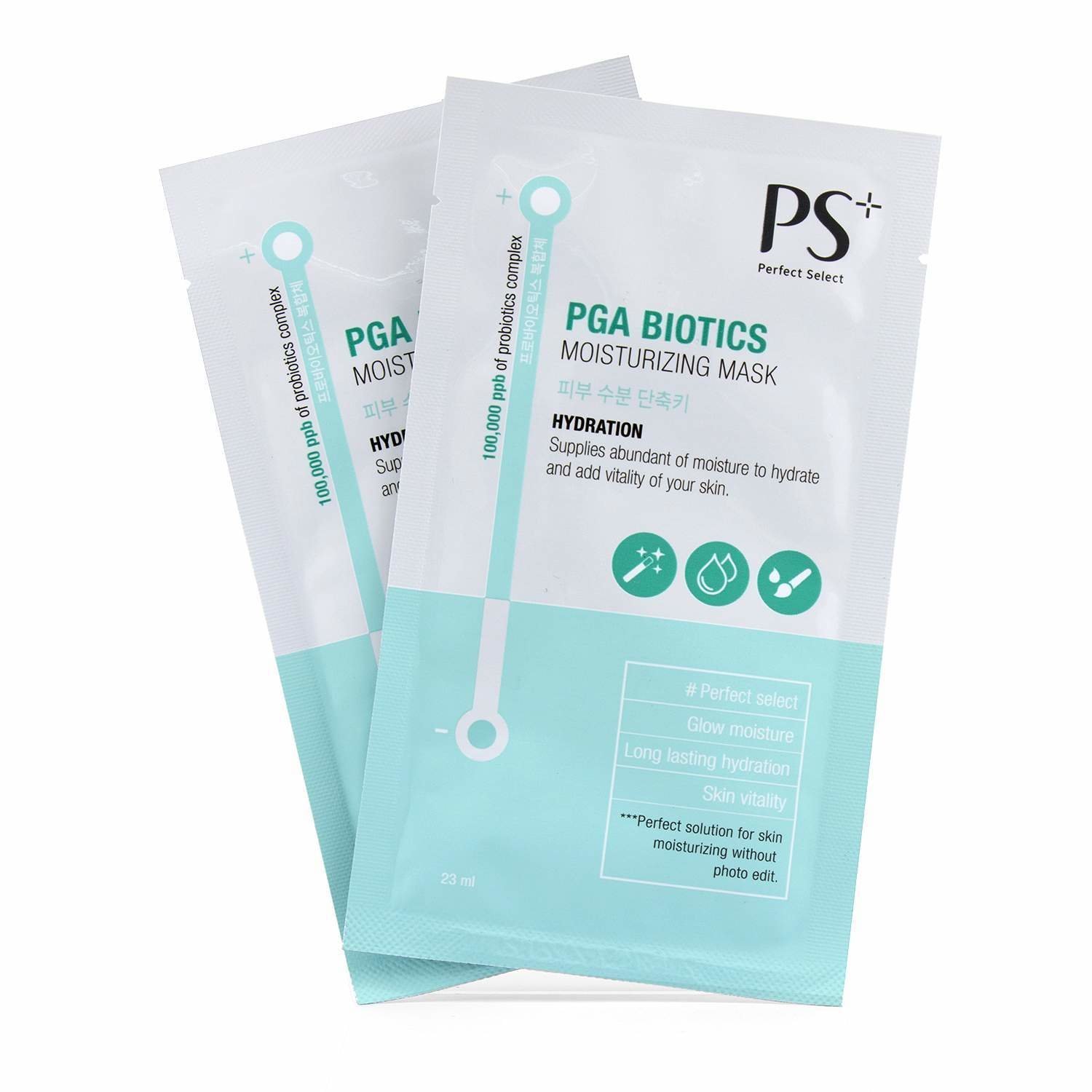 PS Perfect Select PGA Biotics Mascarilla Hidratante - Hidratación 7pcs