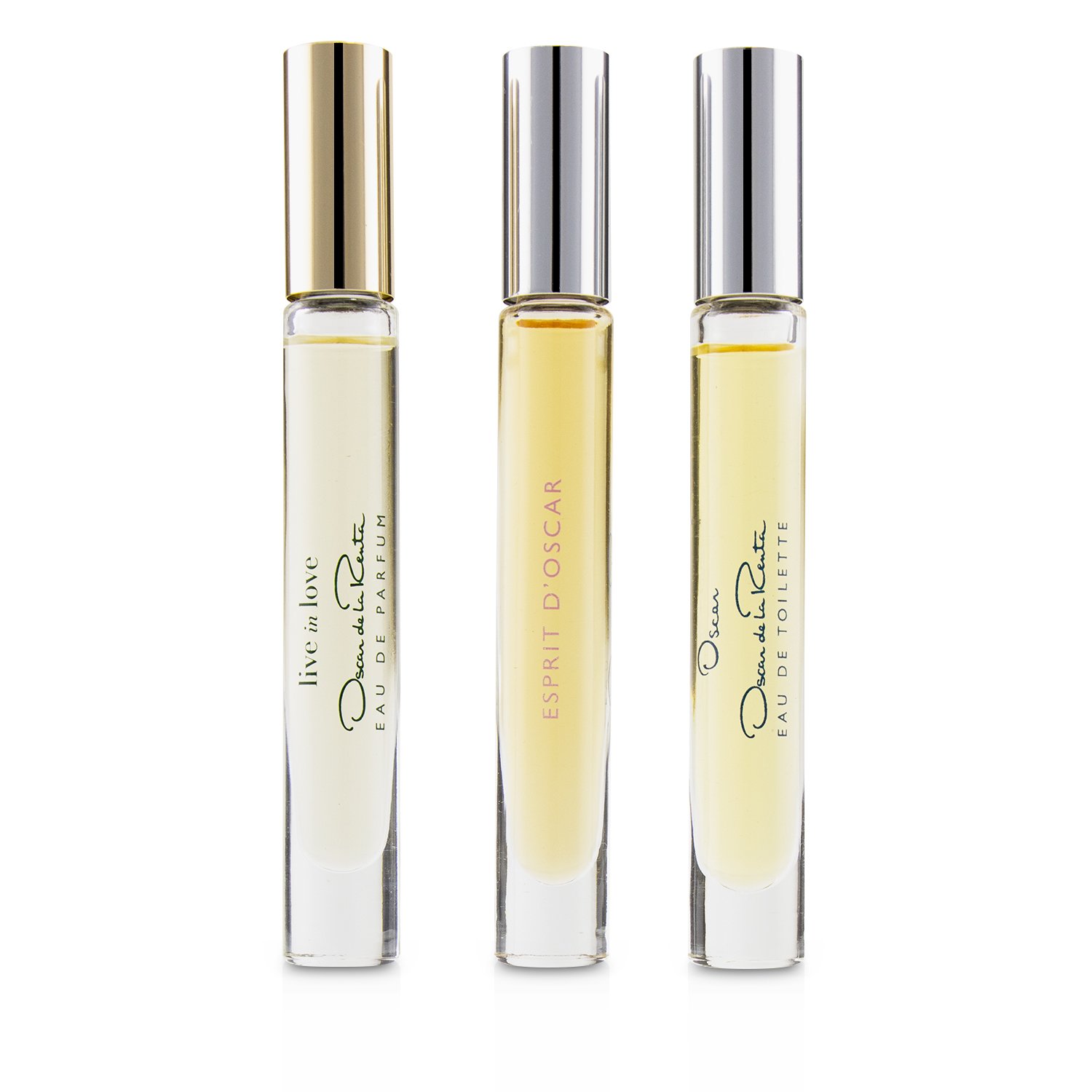 Oscar De La Renta Oscar De La Renta Rollerball Trio Coffret: Esprit D'Oscar Eau De Parfum + Oscar Eau De Toilette + Live In Love Eau De Parfum 3x6ml/0.2oz