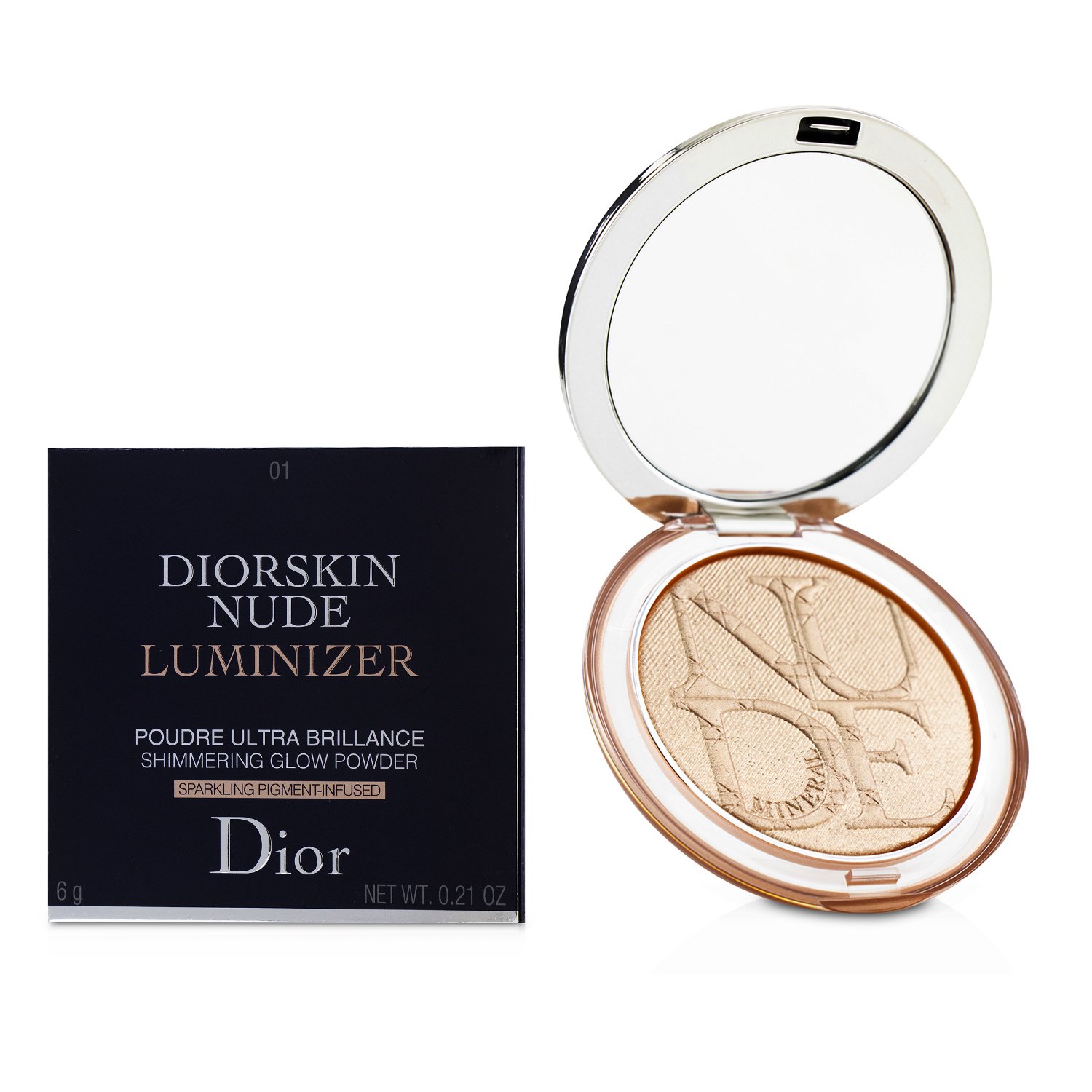 Christian Dior Diorskin Nude Luminizer Shimmering Glow Powder 6g/0.21oz