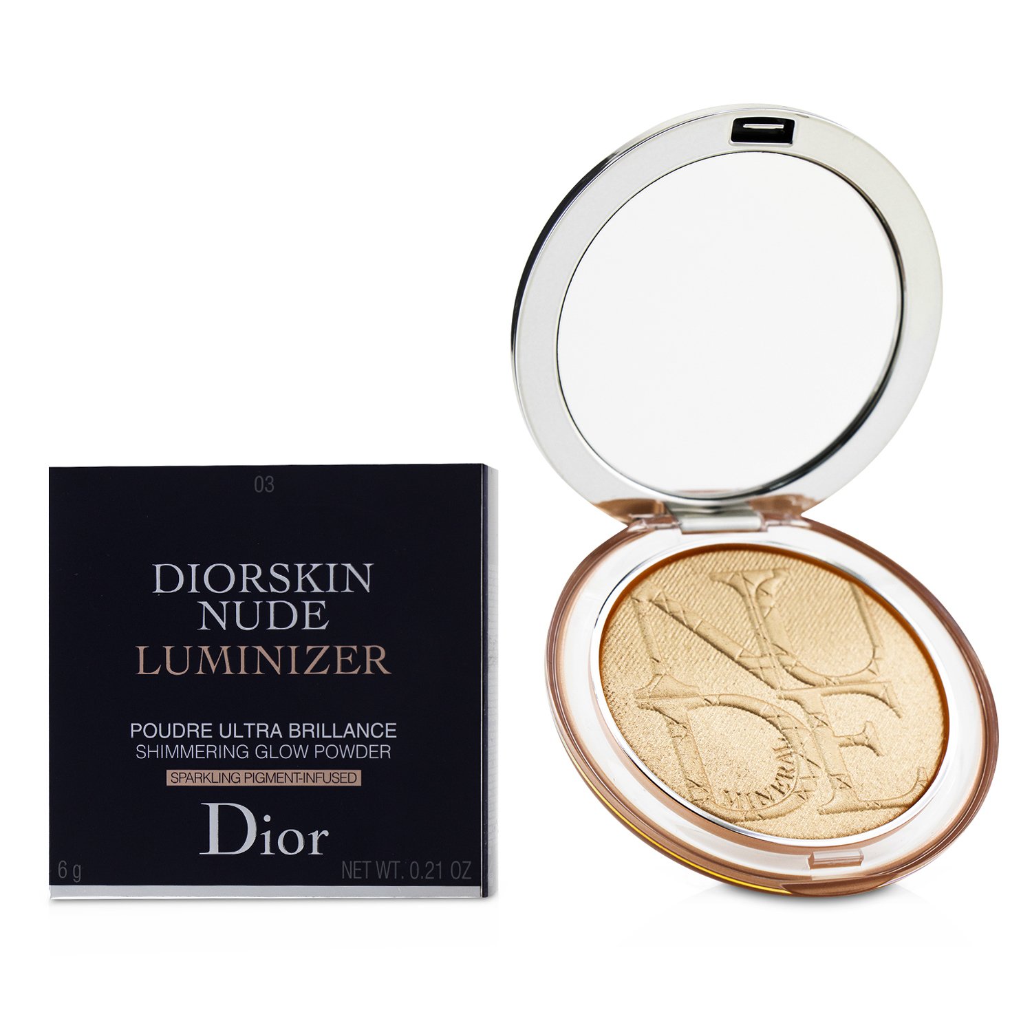 Christian Dior Diorskin Nude Luminizer Shimmering Glow Powder 6g/0.21oz