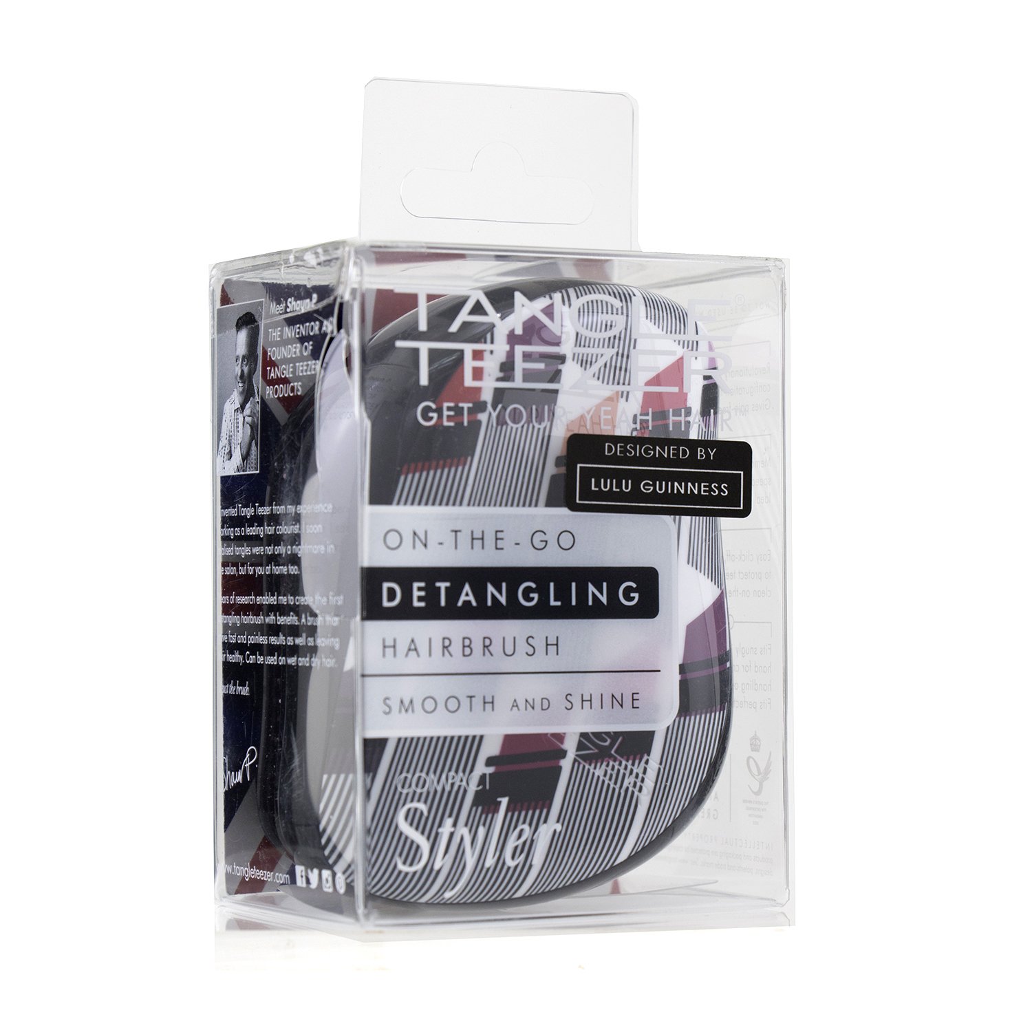 Tangle Teezer Compact Styler On-The-Go Detangling Hair Brush 1pc