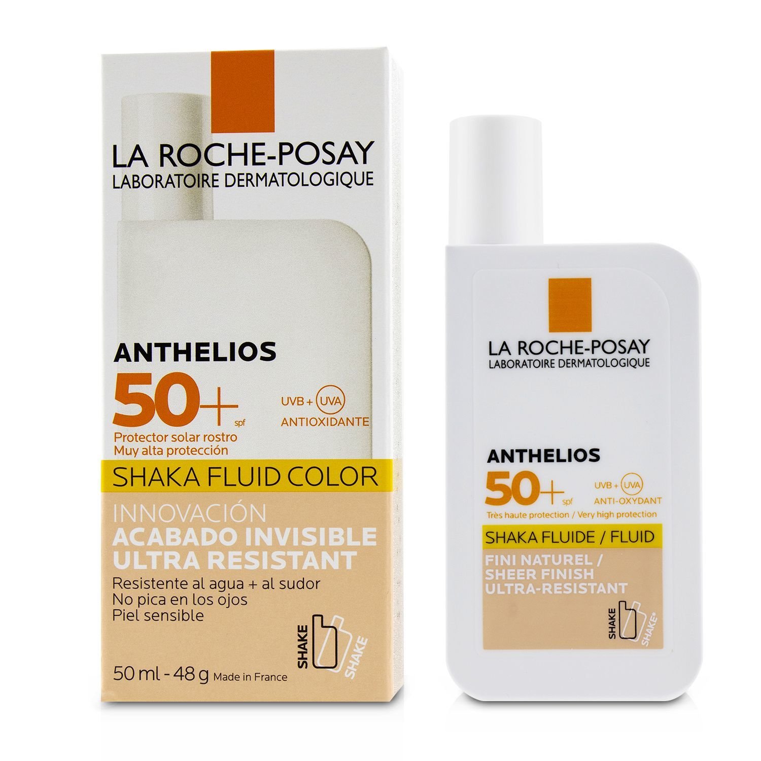 La Roche Posay Anthelios Shaka Tinted Color Fluid SPF 50+ - Invisble Ultra Resistant 50ml/1.7oz