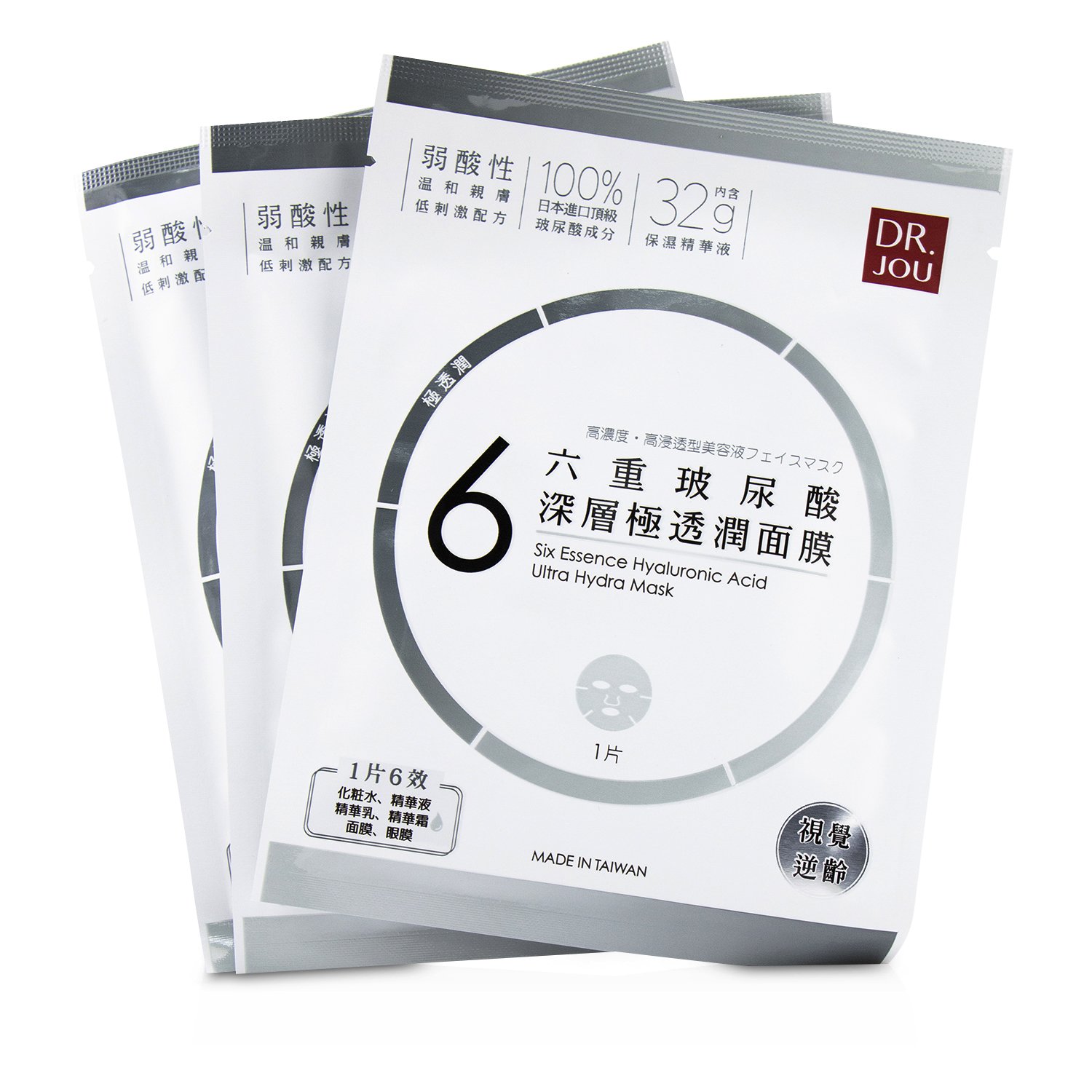 DR. JOU (By Dr. Morita) Six Essence Hyaluronic Acid Ultra Hydra Mask 7pcs