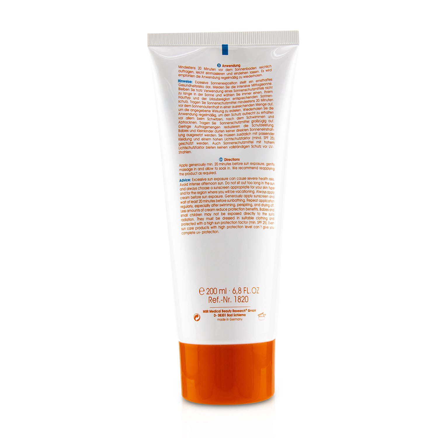 MBR Medical Beauty Research Medical SUNcare Medium Protection Body Lotion SPF 20 200ml/6.7oz