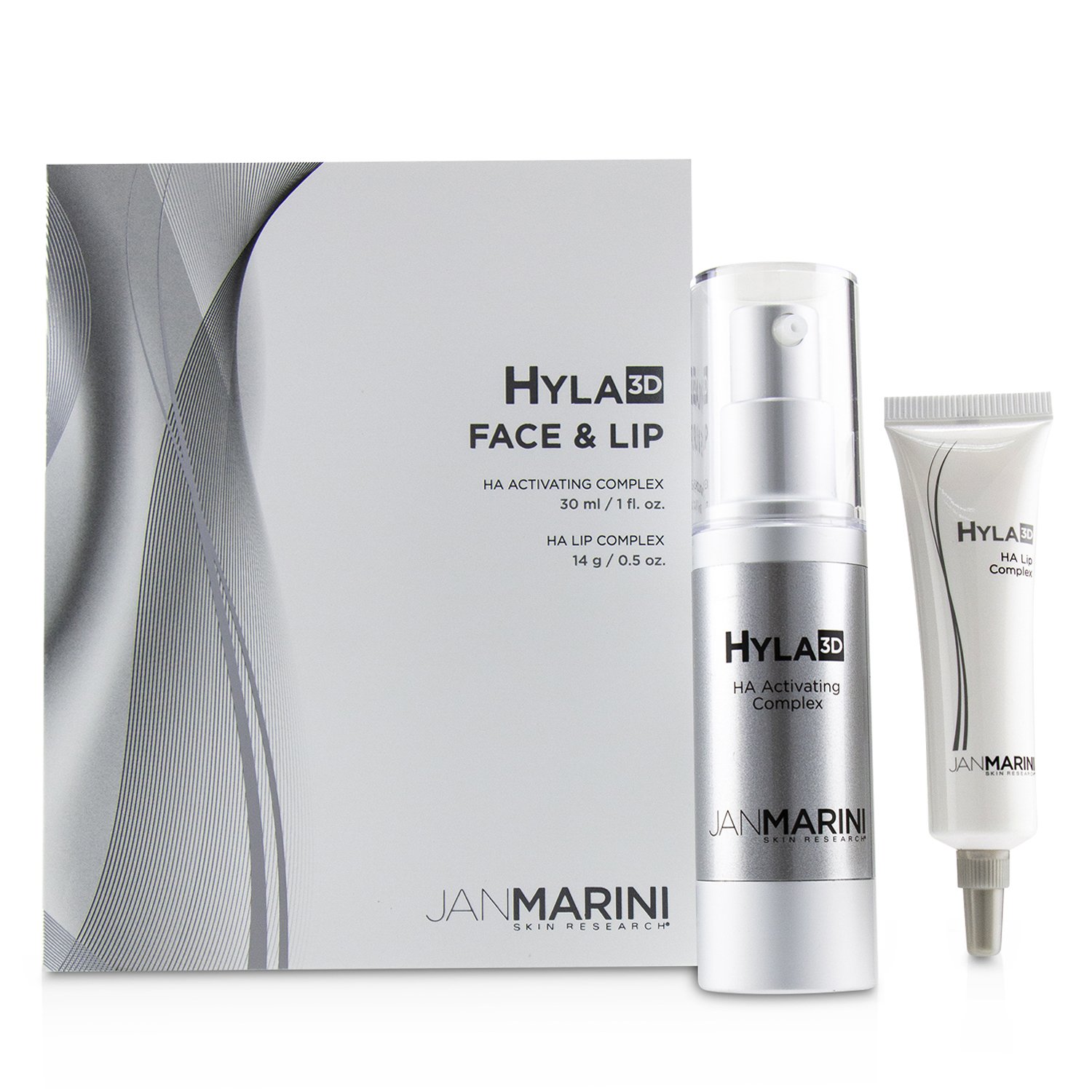 Jan Marini 高濃度透明質酸3D面部唇部護理套裝 2pcs