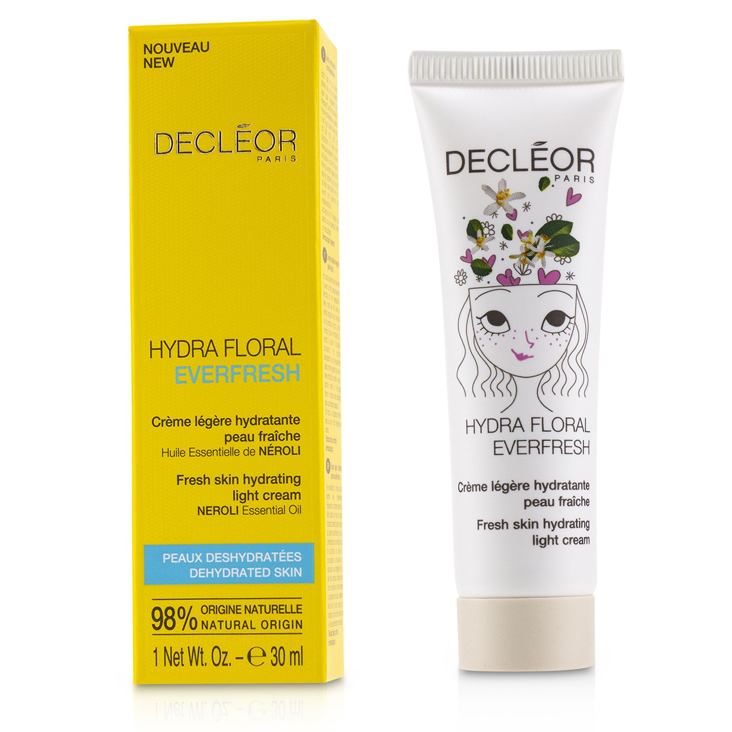 Decleor Hydra Floral Everfresh Fresh Skin Hydrating Light Cream - For Dehydrated Skin 30ml/1oz