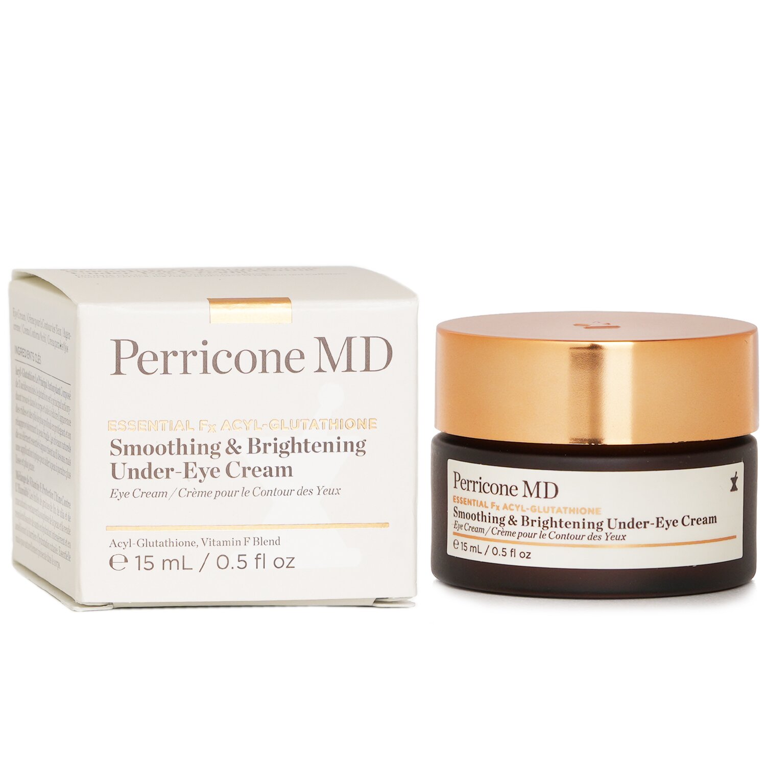 Perricone MD Essential Fx Acyl-Glutationa Creme suavizante e iluminador para a área dos olhos 15ml/0.5oz