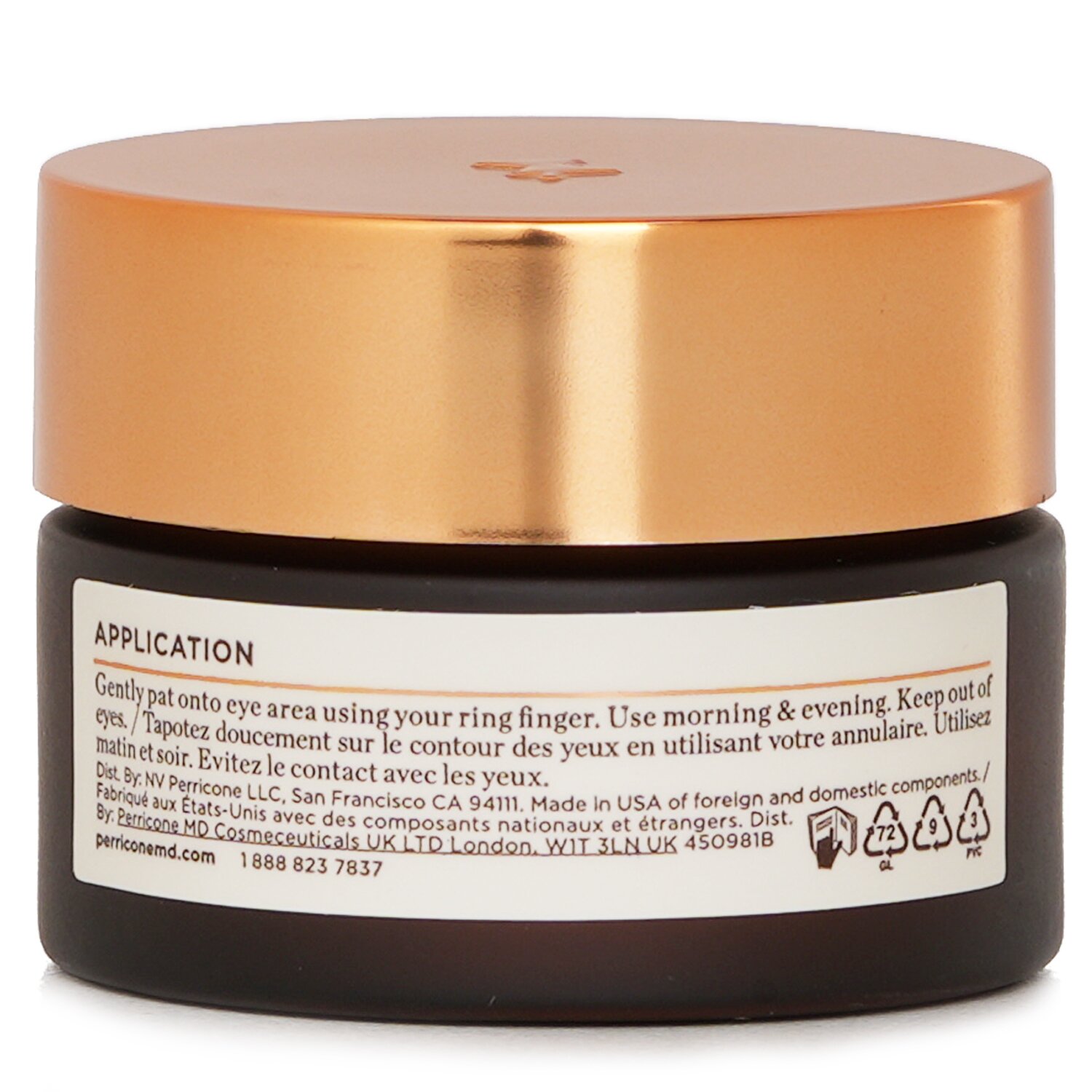 Perricone MD Essential Fx Acyl-Glutationa Creme suavizante e iluminador para a área dos olhos 15ml/0.5oz