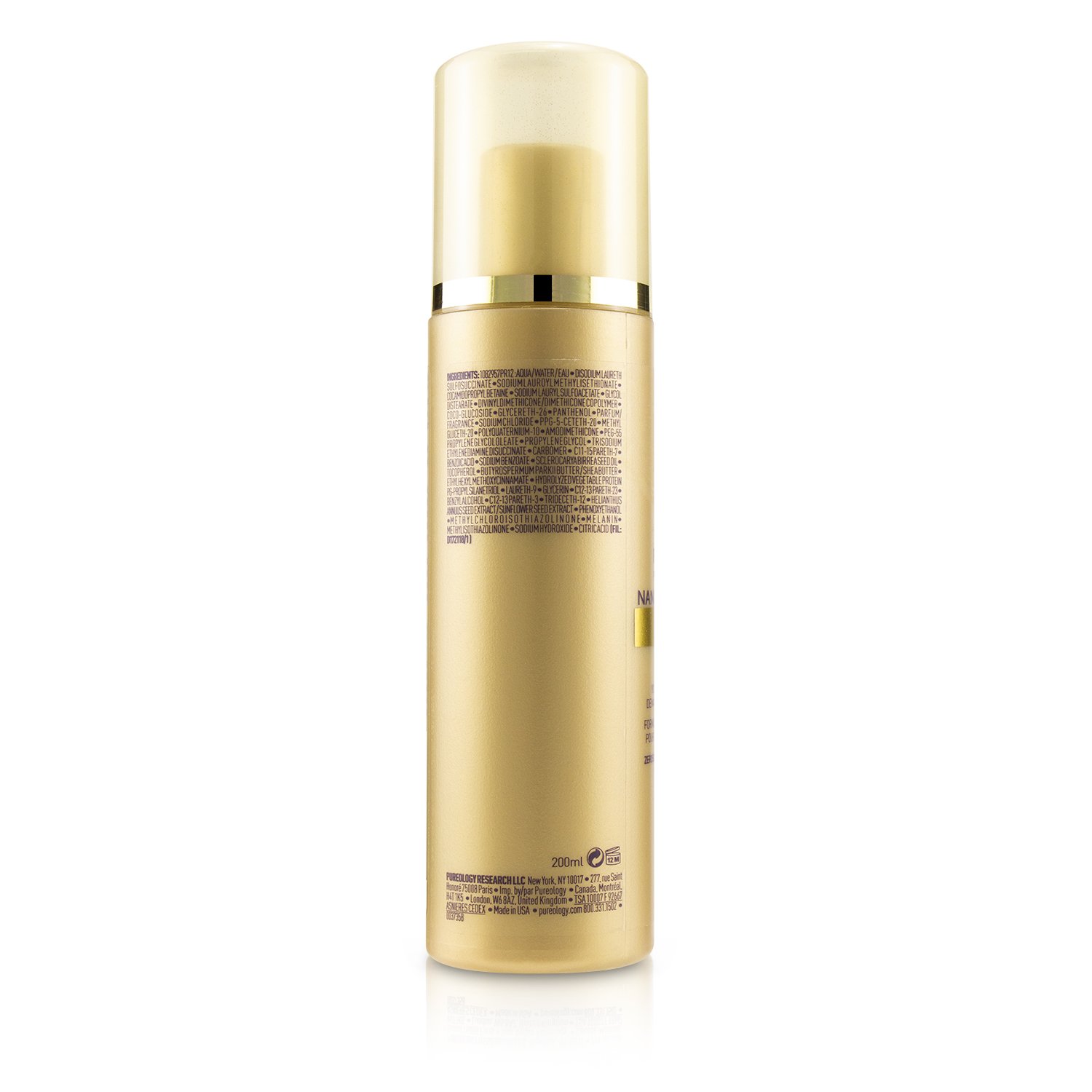 Pureology Nano Works Gold Shampoo (Youth-Renewing Formula For Demanding Colour-Treated Hair) 200ml/6.8oz