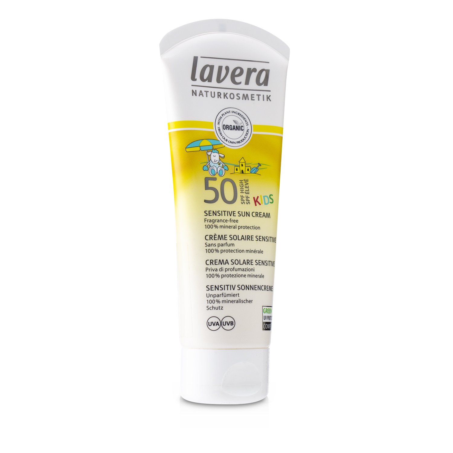 Lavera Sensitive Sun Cream For Kids SPF 50 75ml/2.5oz