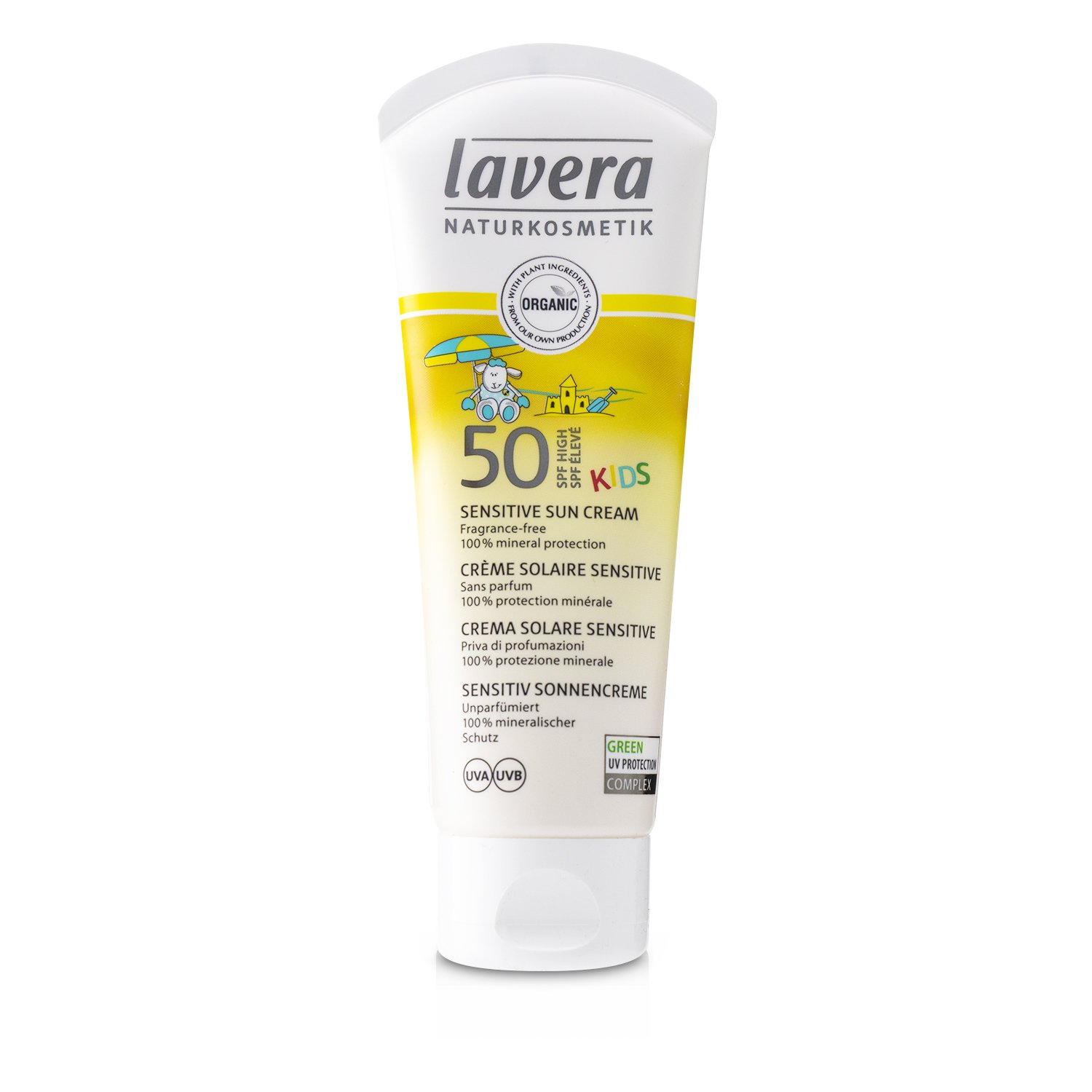 Lavera Sensitive Sun Cream For Kids SPF 50 75ml/2.5oz