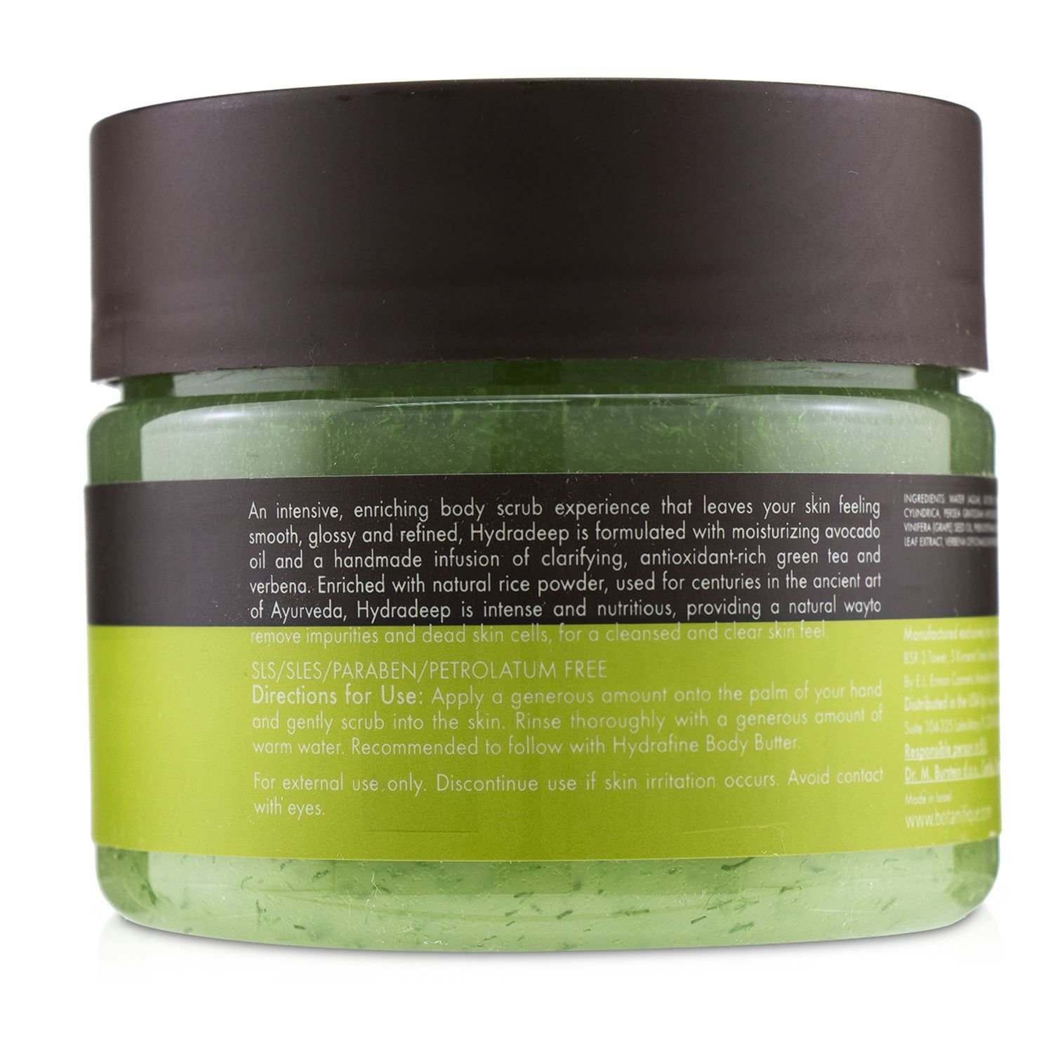 Botanifique Hydradeep Body Scrub - Green Tea & Verbena 350ml/11.8oz
