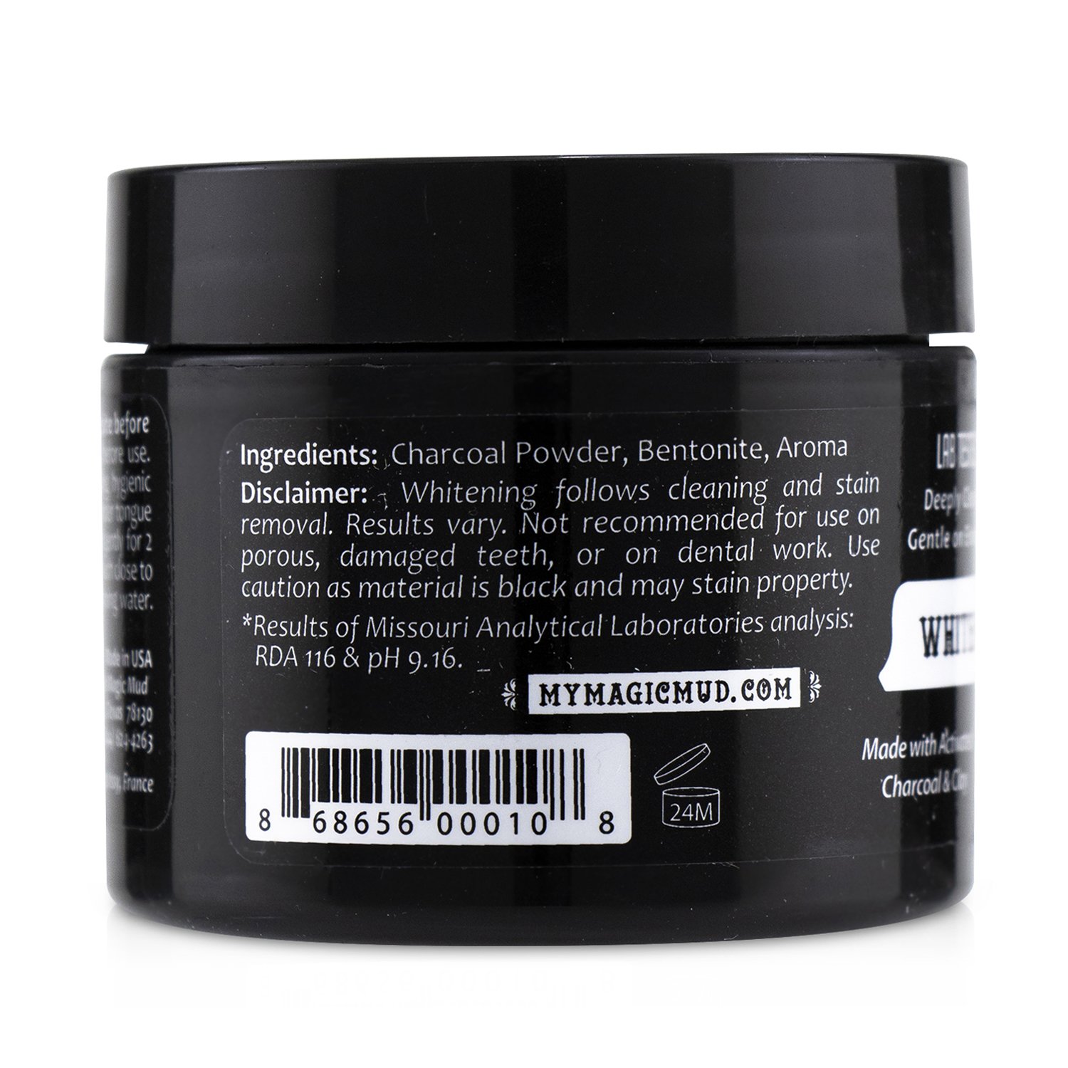 My Magic Mud Activated Charcoal Whitening Tooth Powder - Original 30g/1.06oz