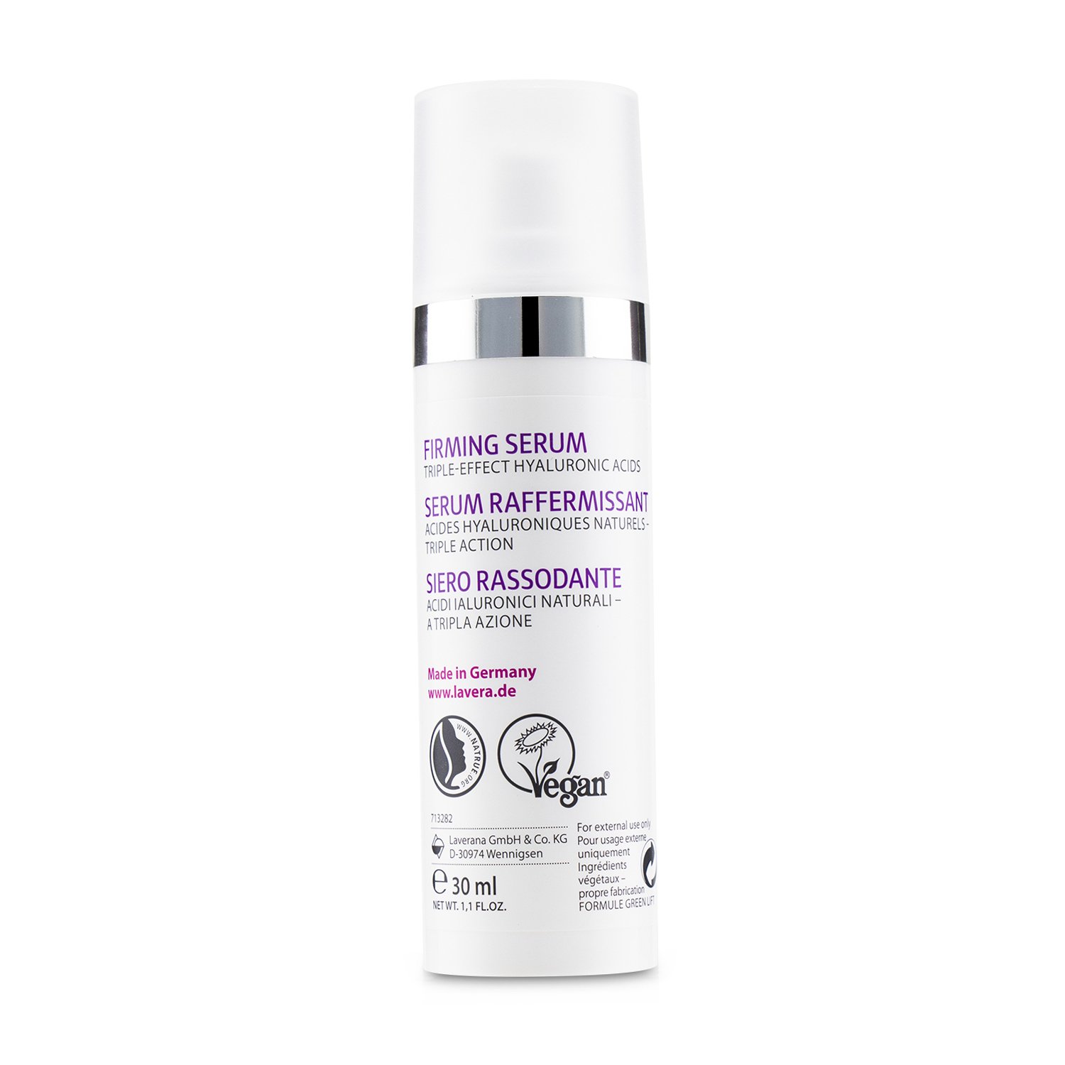 Lavera Triple-Effect Suero Reafirmante con Ácido Hialurónico 30ml/1.1oz