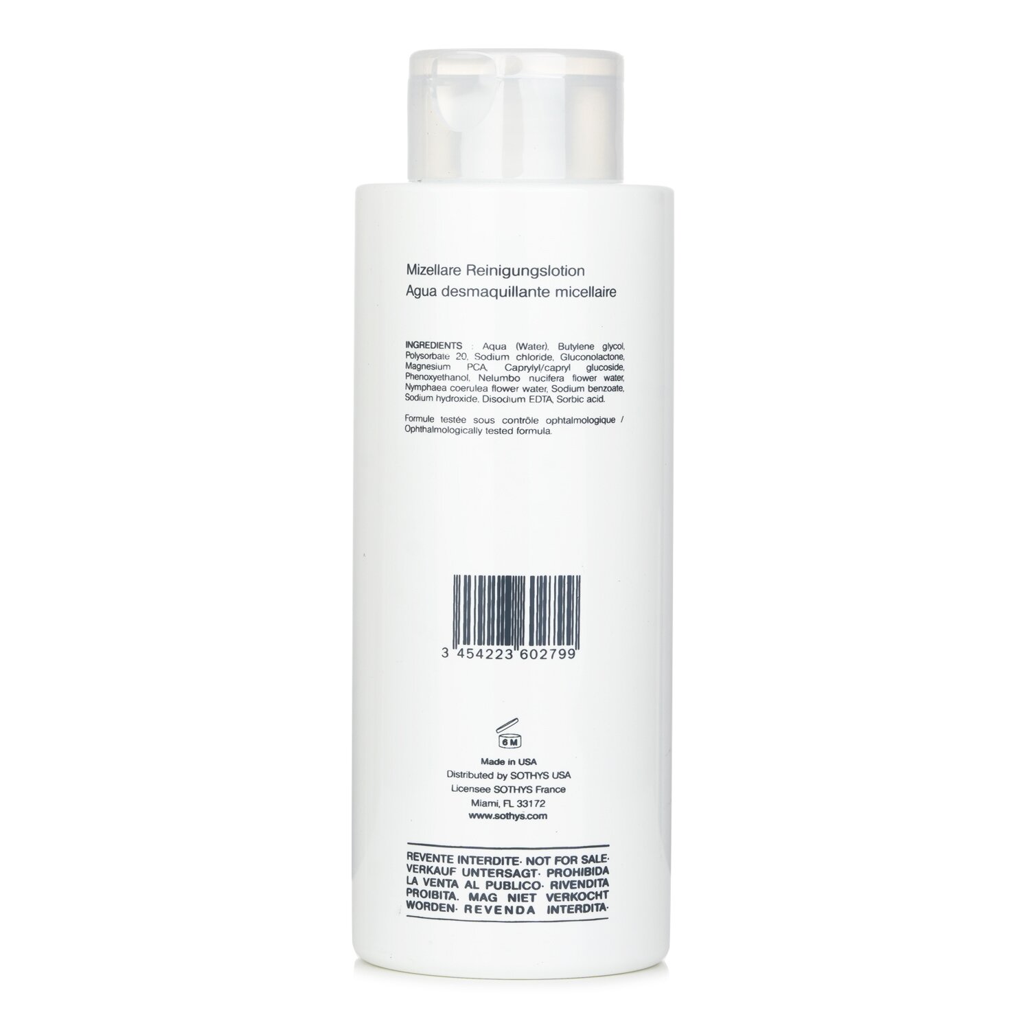 Sothys Płyn micelarny do demakijażu (rozmiar salonu) 500ml/16.9oz