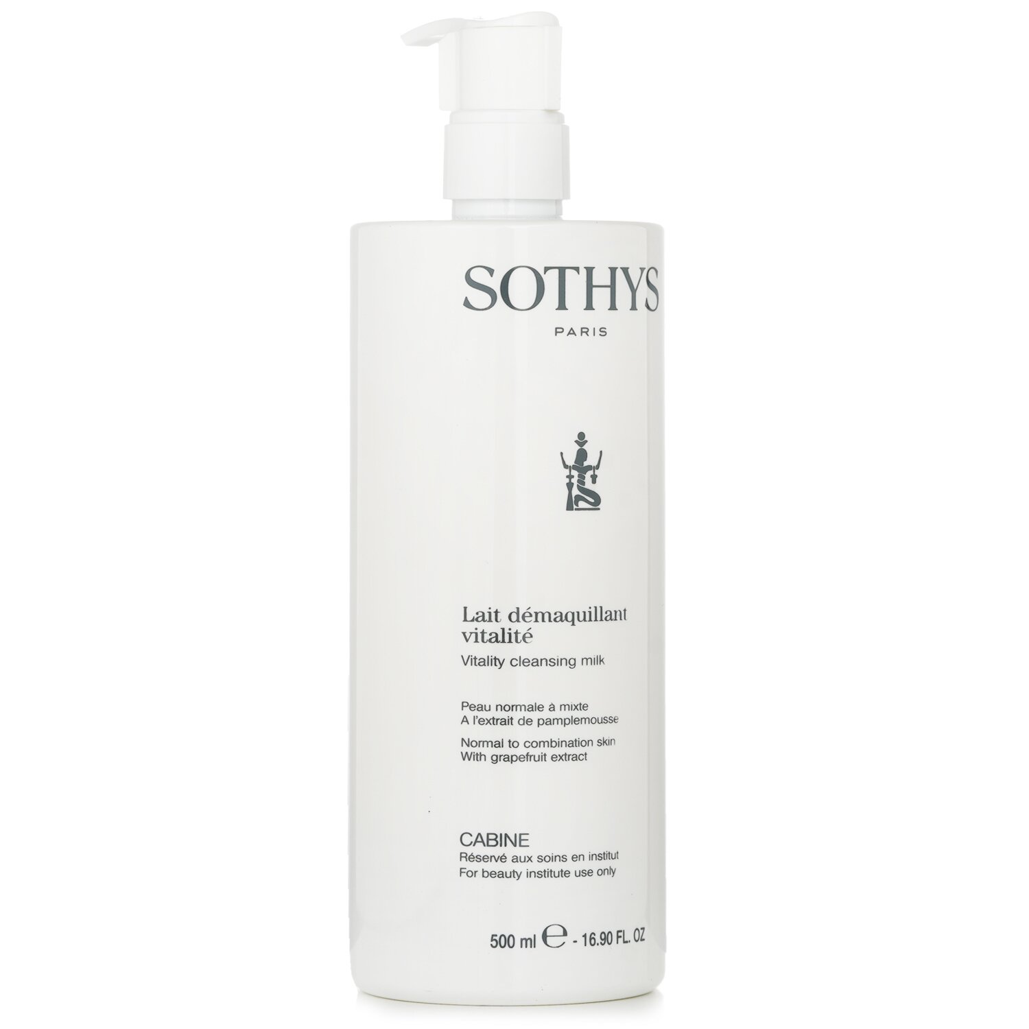 Sothys Vitality Cleansing Milk - For Normal to Combination Skin , With Grapefruit Extract (Salon Size) 500ml/16.9oz