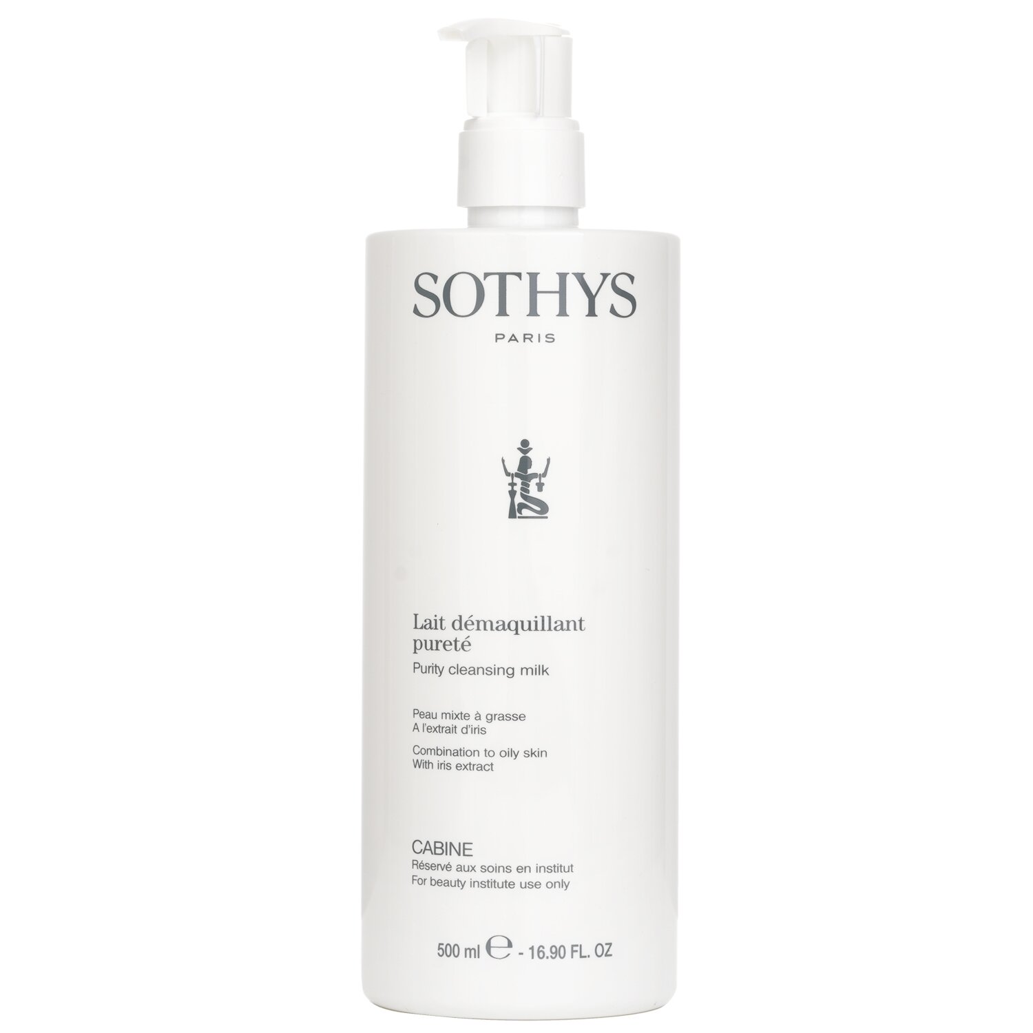 Sothys حليب منظف منقي - للبشرة المختلطة إلى الزيتية بمستخلص السوسن ( حجم صالون ) 500ml/16.9oz