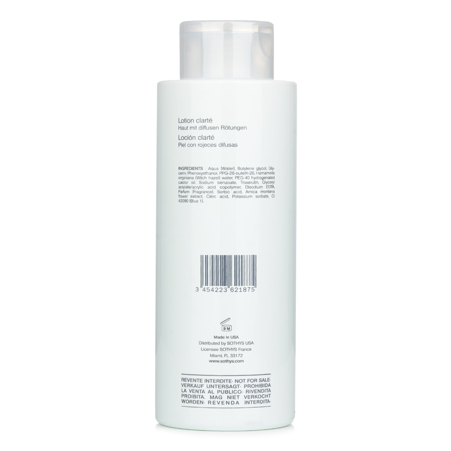 Sothys غسول منقي - للبشرة ذات الأوعية المتكسرة بمستخلص البندق ( حجم صالون ) 500ml/16.9oz