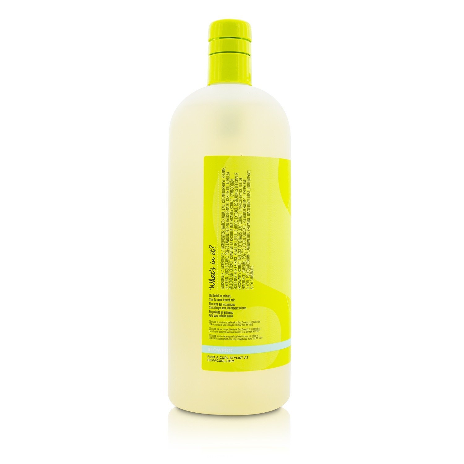 DevaCurl Low-Poo Original (Espuma Limpiadora Suave - Para Cabello Rizado) 946ml/32oz