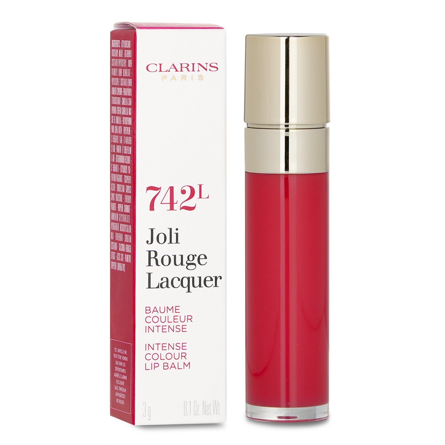 Clarins Joli Rouge Lacquer ג'ולי רוז' לאקר 3g/0.1oz
