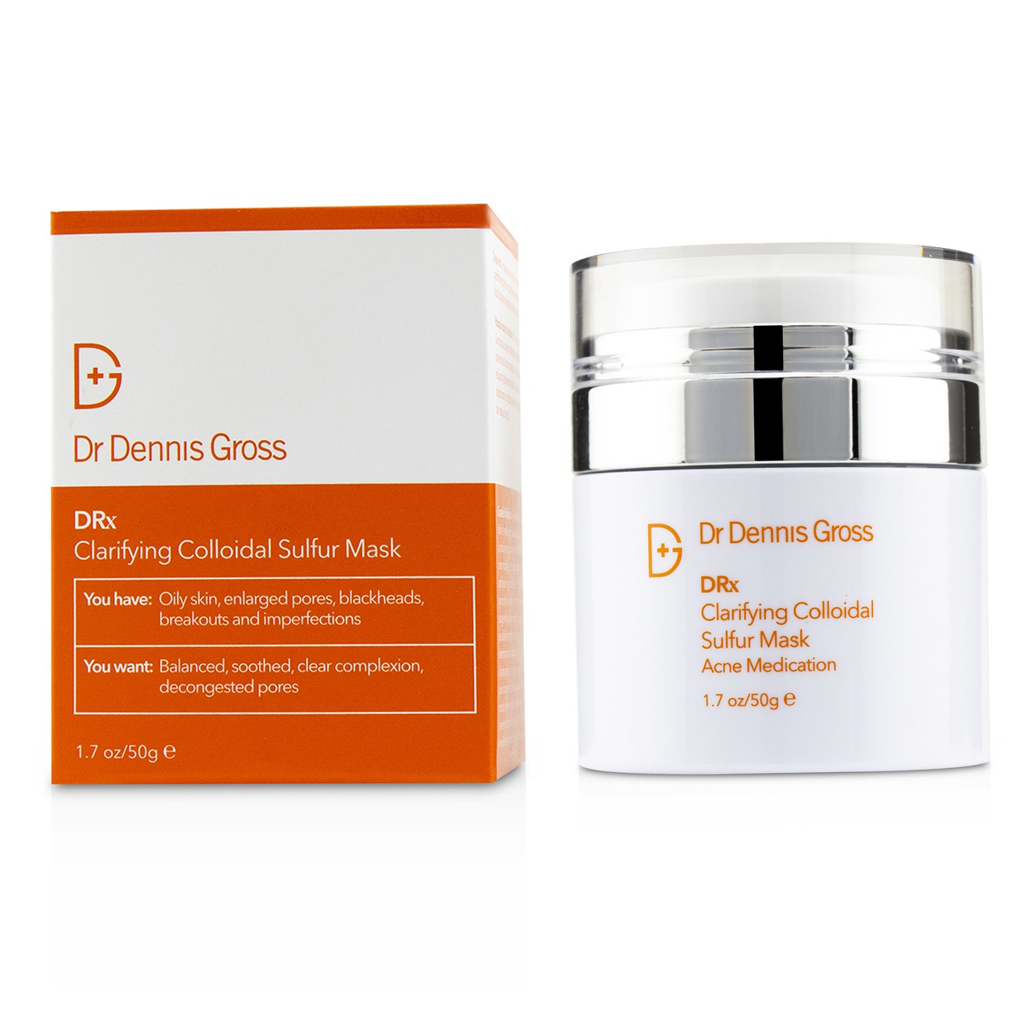 Dr Dennis Gross DRx Clarifying Colloidal Sulfur Mask 50g/1.7oz