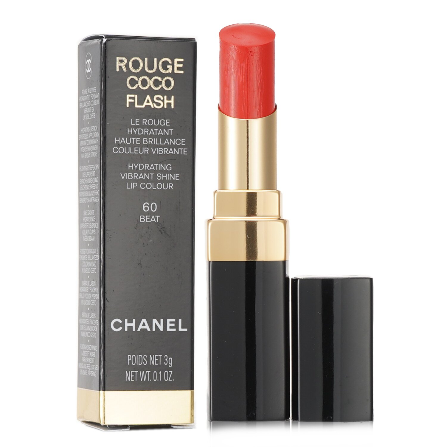 Chanel Rouge Coco Flash Hydrating Vibrant Shine Lip Colour 3g/0.1oz