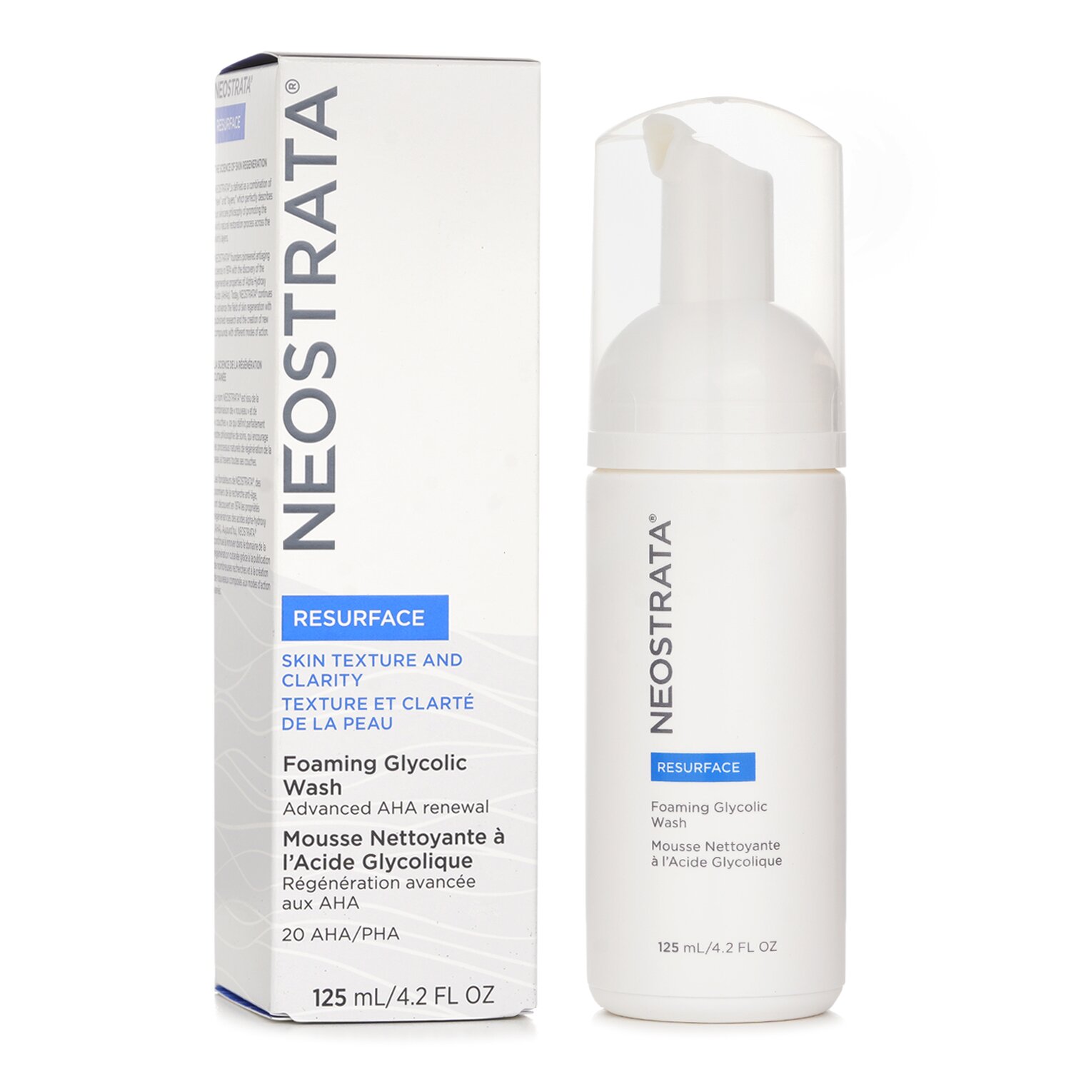 Neostrata Resurface - Foaming Glycolic Wash 20AHA/PHA 125ml/4.2oz