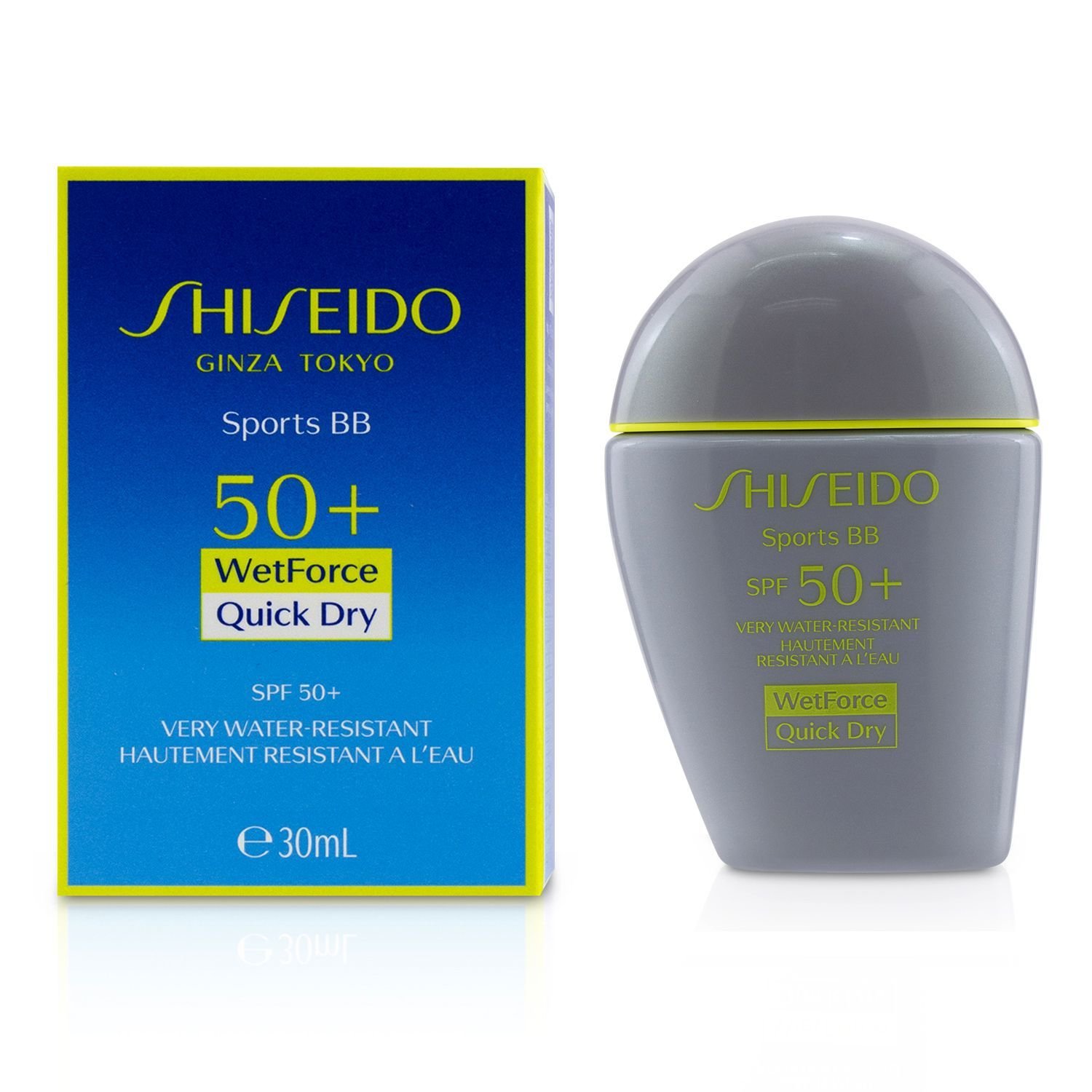 资生堂 Shiseido 灰胖子 新艳阳运动防水隔离BB霜 30ml/1oz