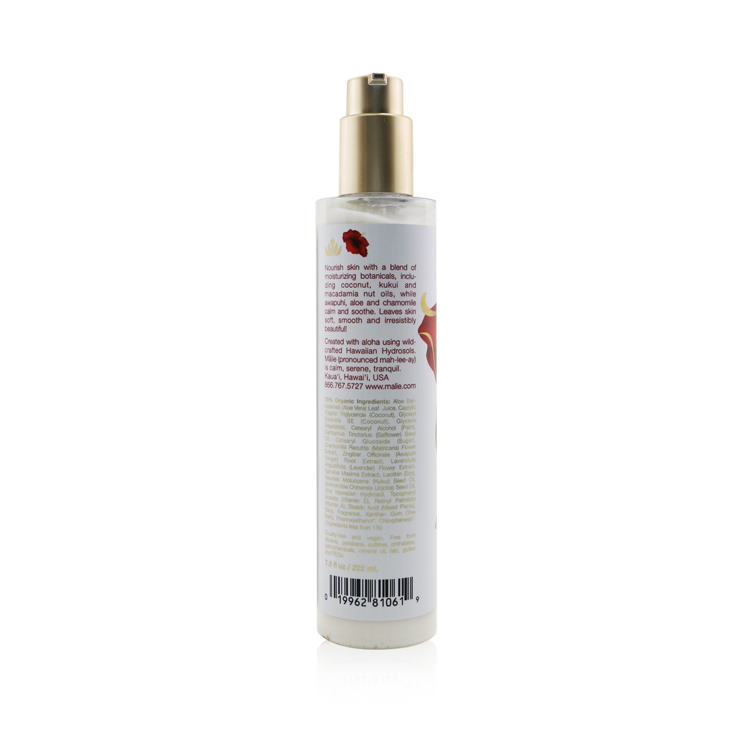 Malie Organics Hibiscus Крем для Тела 222ml/7.5oz