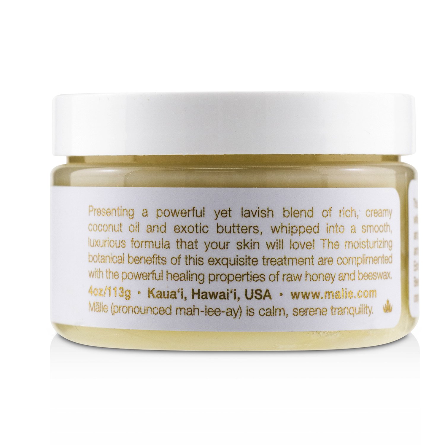 Malie 有機木槿花身體香膏 113g/4oz