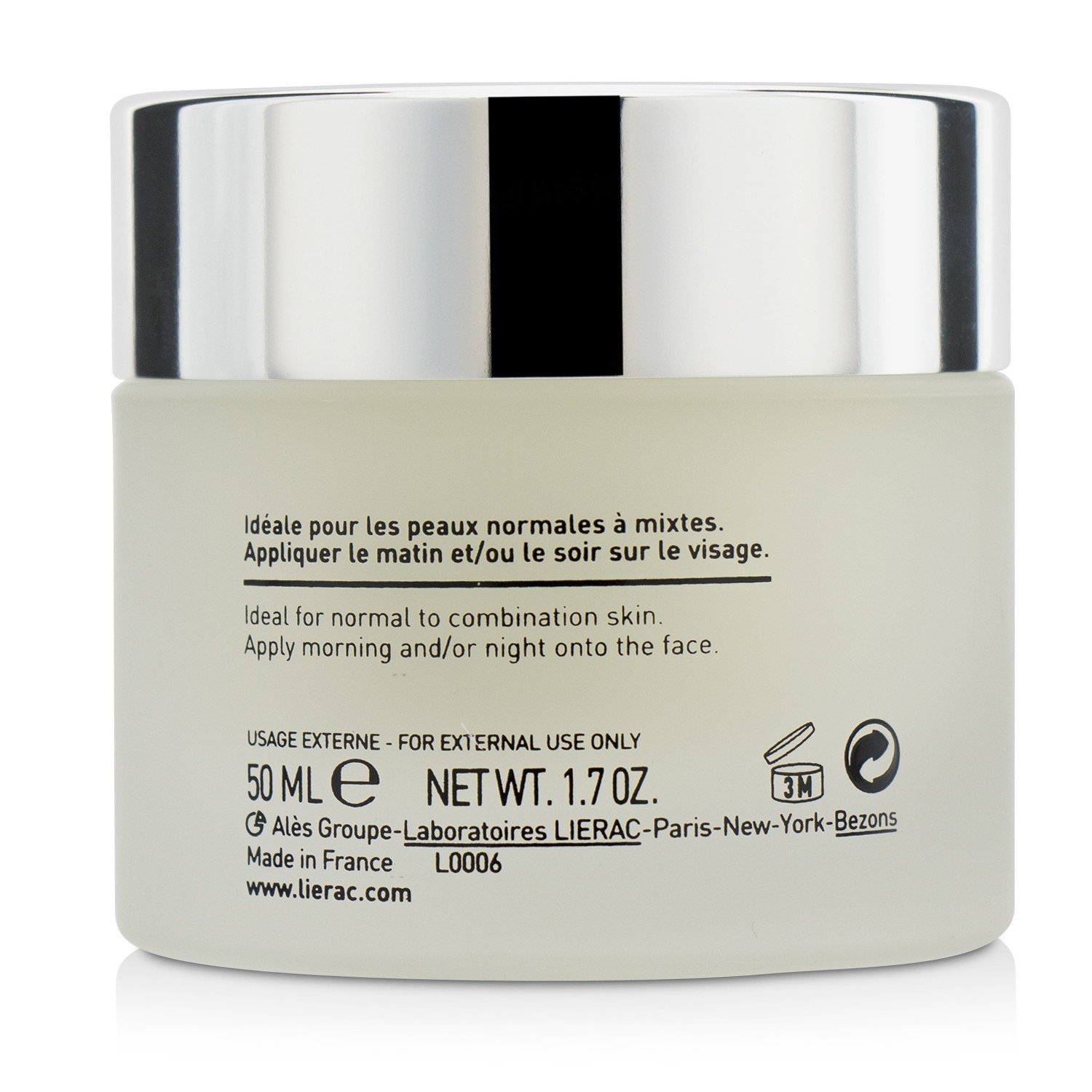 Lierac Deridium Wrinkle Correction Moisturizing Cream (For Normal To Combination Skin) 50ml/1.7oz