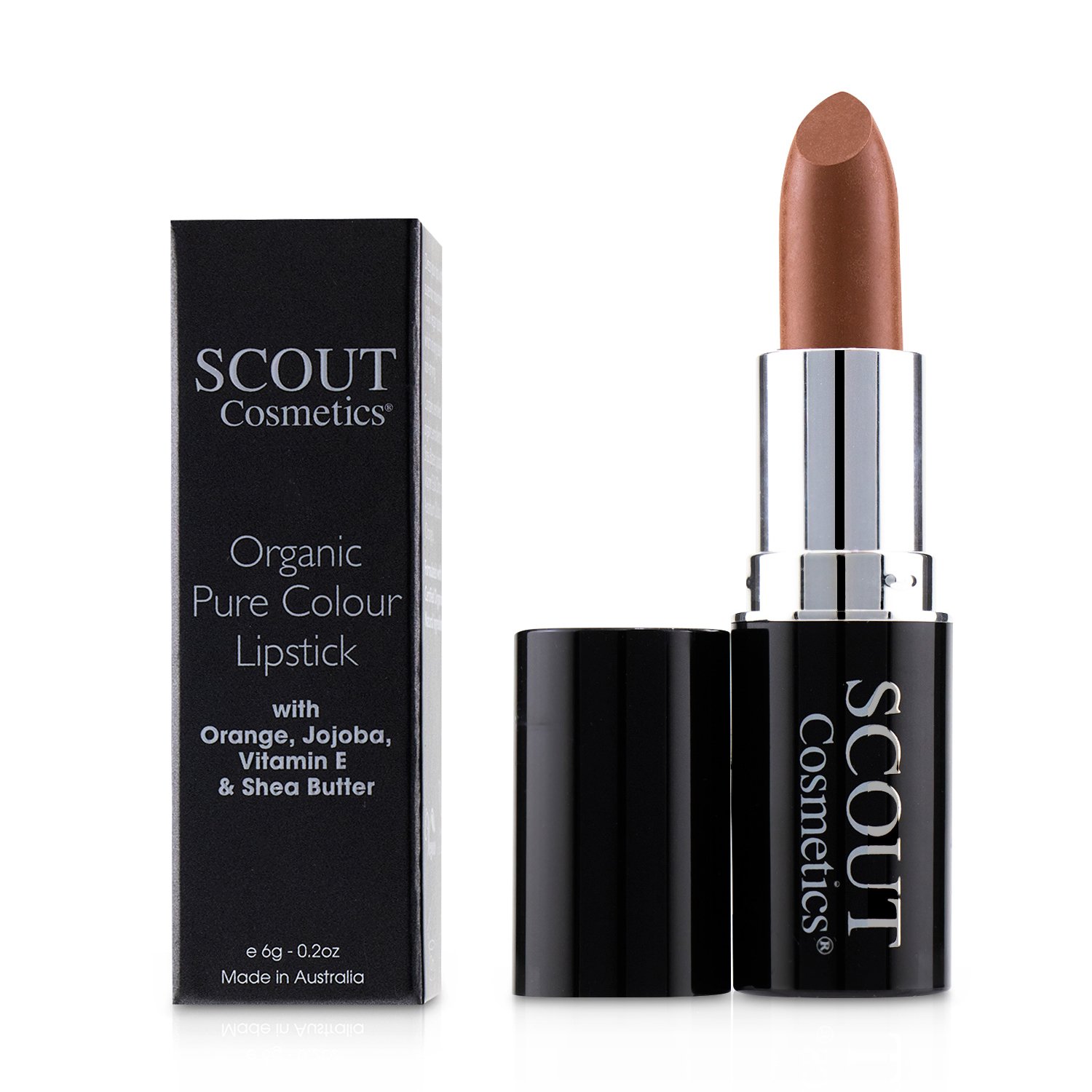 SCOUT Cosmetics Organic Pure Colour Lipstick 6g/0.2oz