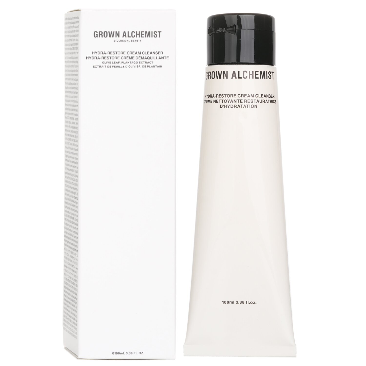 Grown Alchemist Hydra-Restore Cream Cleanser - Olive Leaf & Plantago Extract 100ml/3.34oz