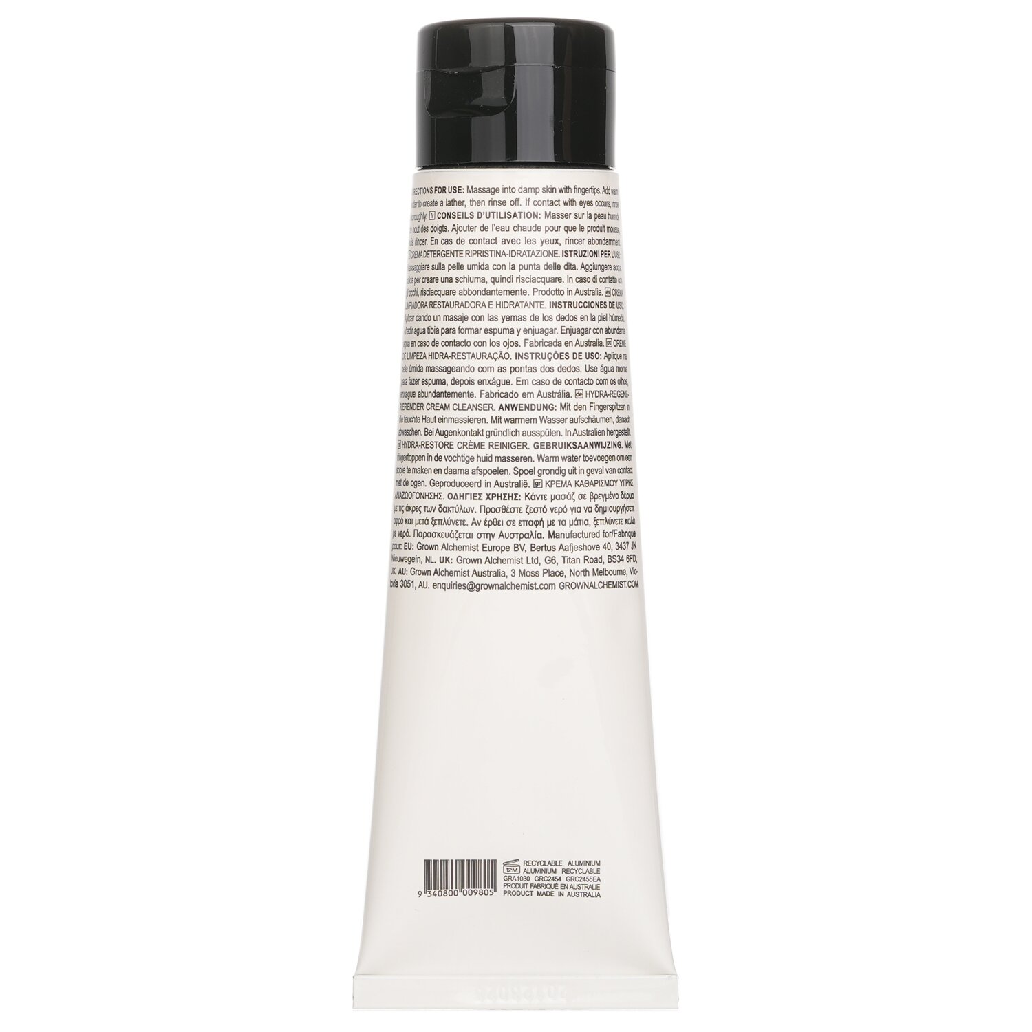 Grown Alchemist Hydra-Restore Cream Cleanser - Olive Leaf & Plantago Extract 100ml/3.34oz